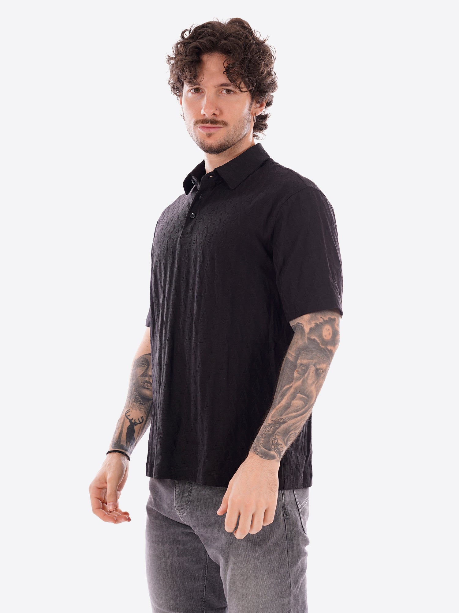 Polo AX ARMANI EXCHANGE da Uomo - nero XM001292UC001