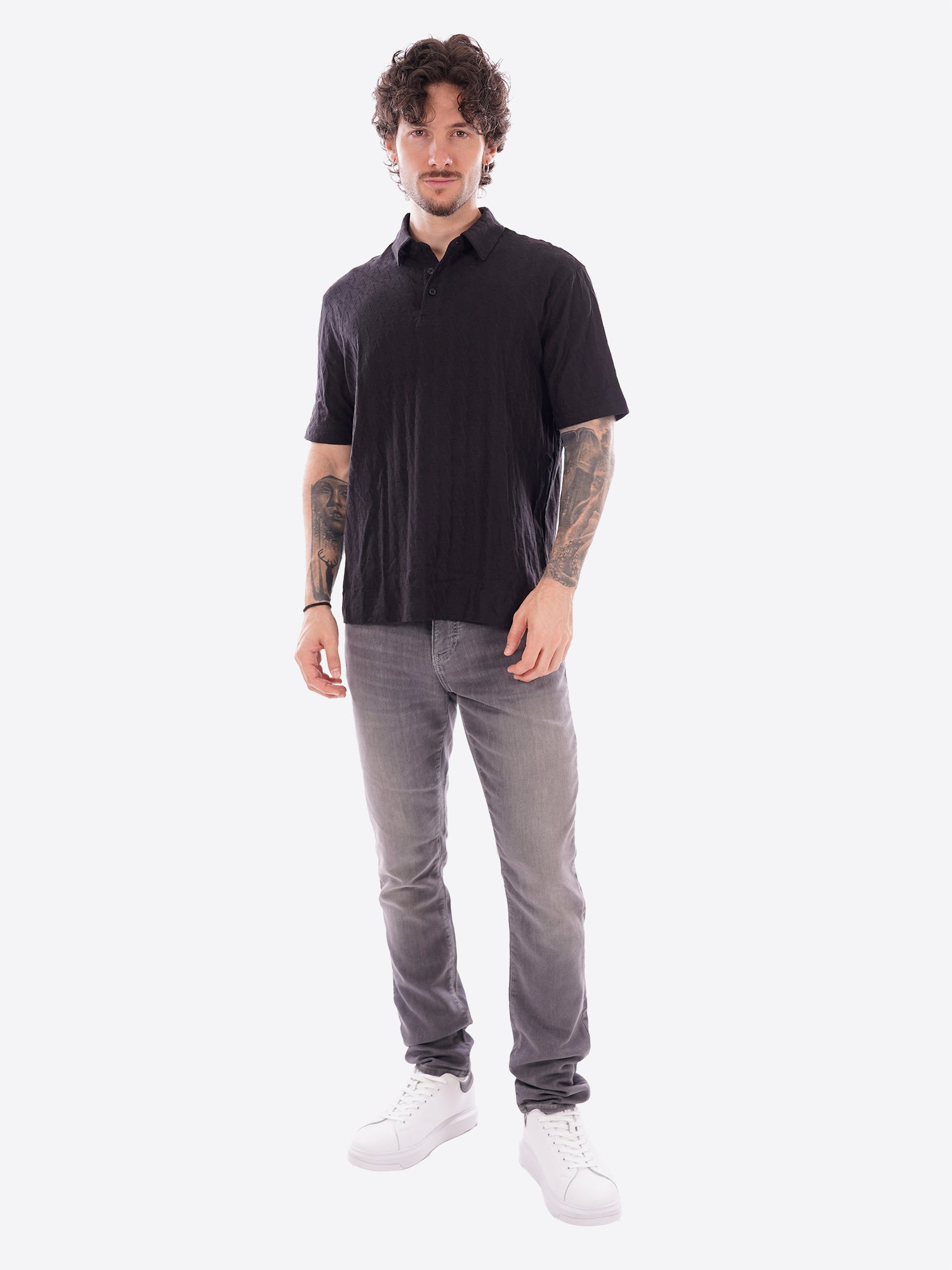 Polo AX ARMANI EXCHANGE da Uomo - nero XM001292UC001
