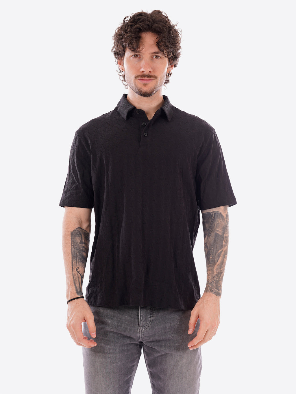 Polo AX ARMANI EXCHANGE da Uomo - nero XM001292UC001