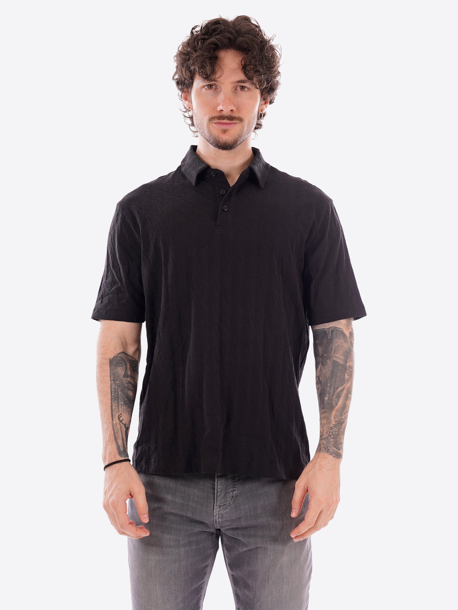 Polo AX ARMANI EXCHANGE da Uomo - nero XM001292UC001