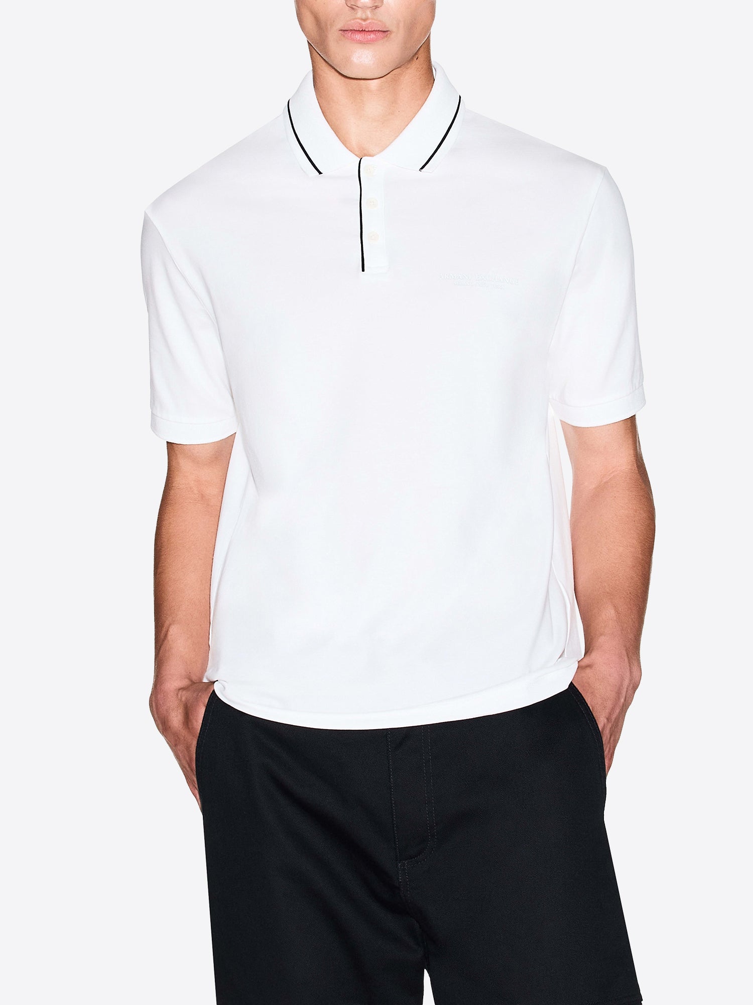 Polo AX ARMANI EXCHANGE da Uomo - bianco XM001557U0009