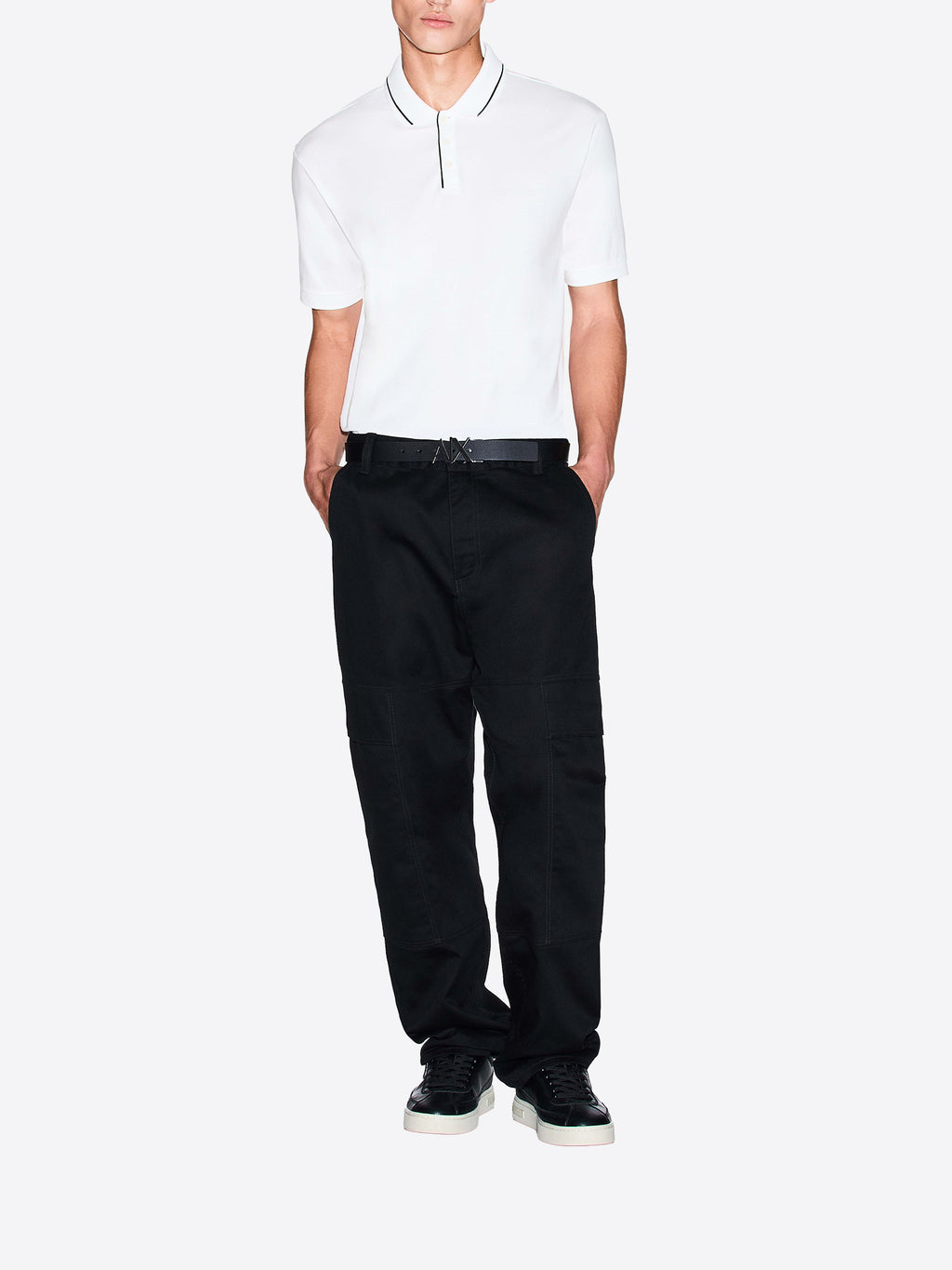 Polo AX ARMANI EXCHANGE da Uomo - bianco XM001557U0009