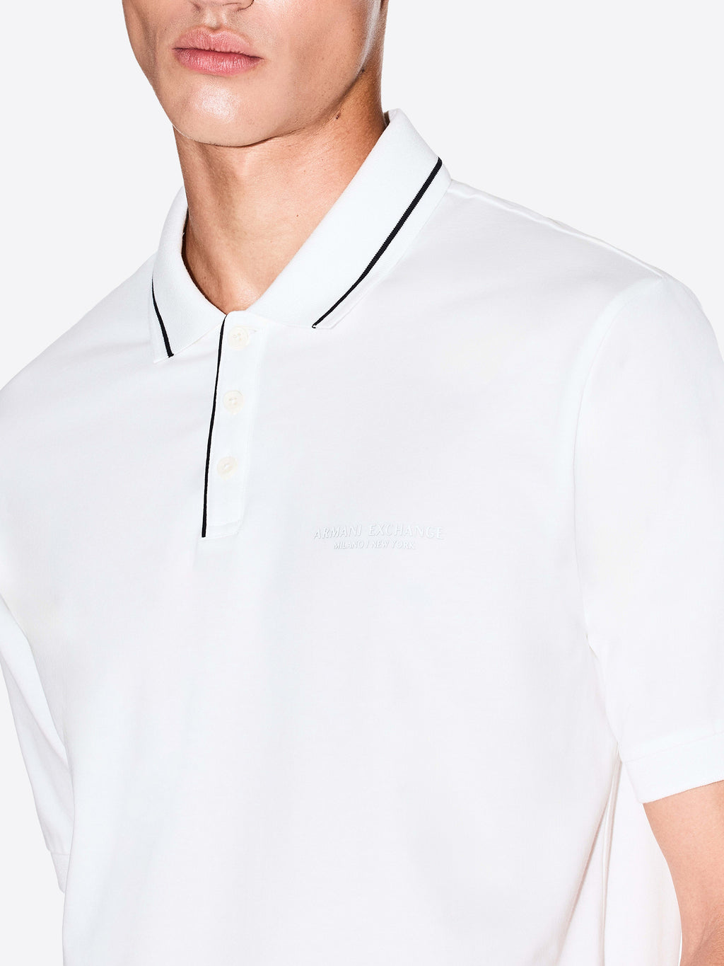 Polo AX ARMANI EXCHANGE da Uomo - bianco XM001557U0009