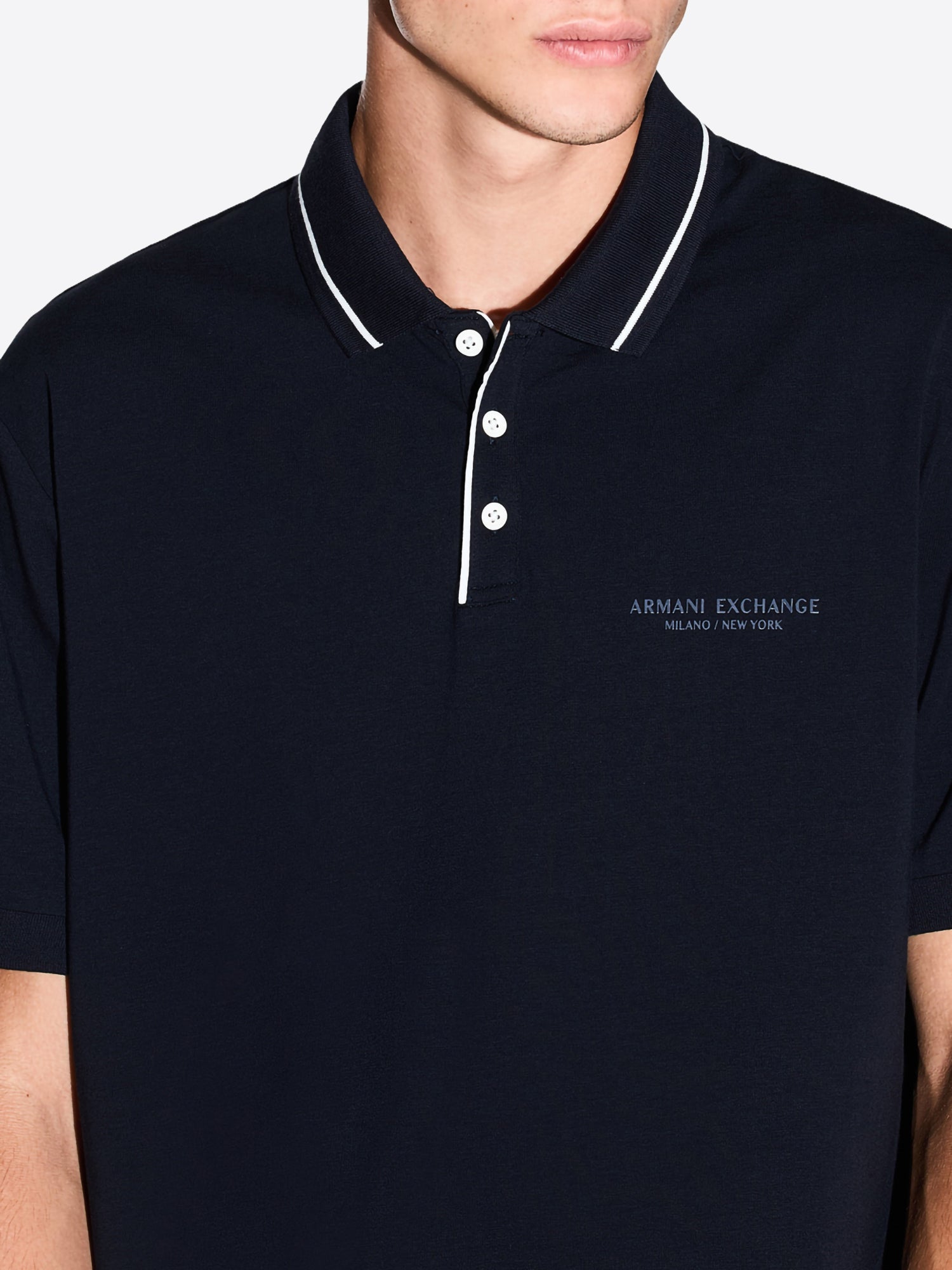 Polo AX ARMANI EXCHANGE da Uomo - blu XM001557UB101