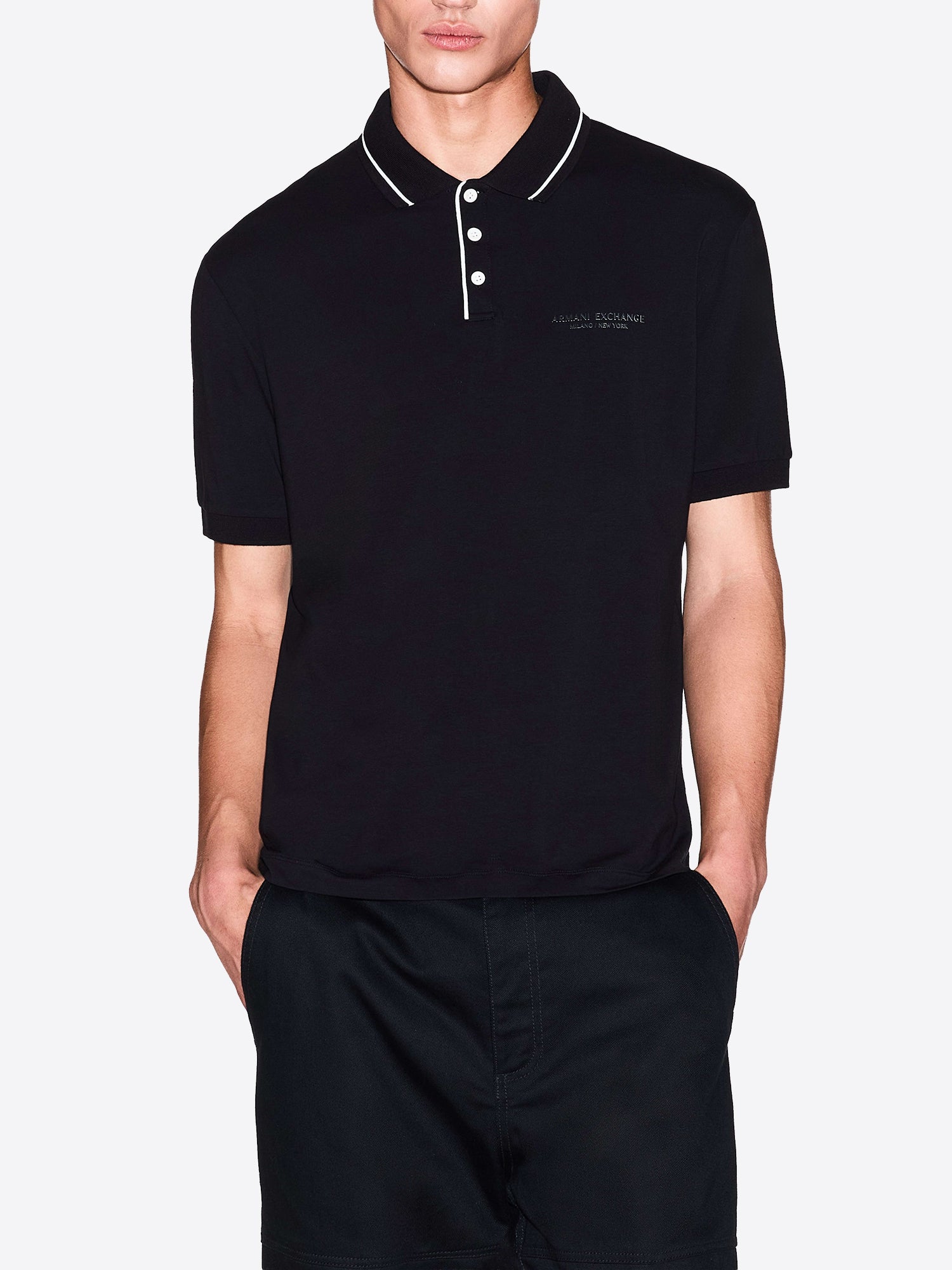 Polo AX ARMANI EXCHANGE da Uomo - nero XM001557UC001