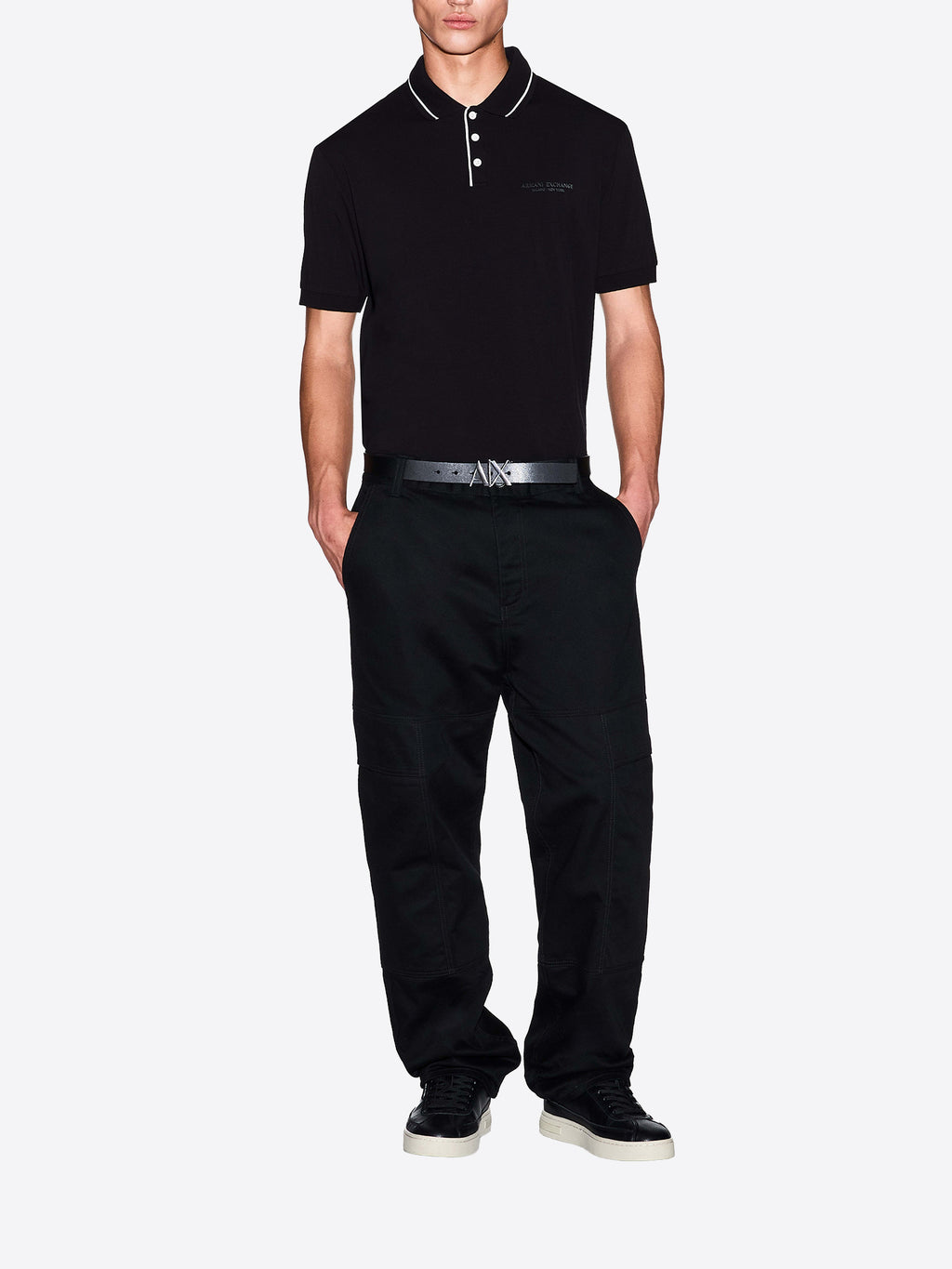 Polo AX ARMANI EXCHANGE da Uomo - nero XM001557UC001