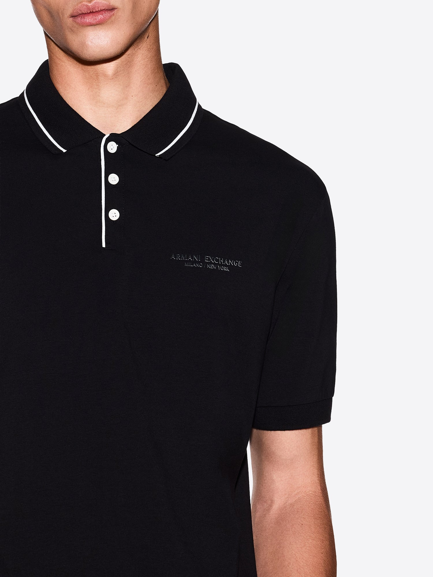 Polo AX ARMANI EXCHANGE da Uomo - nero XM001557UC001