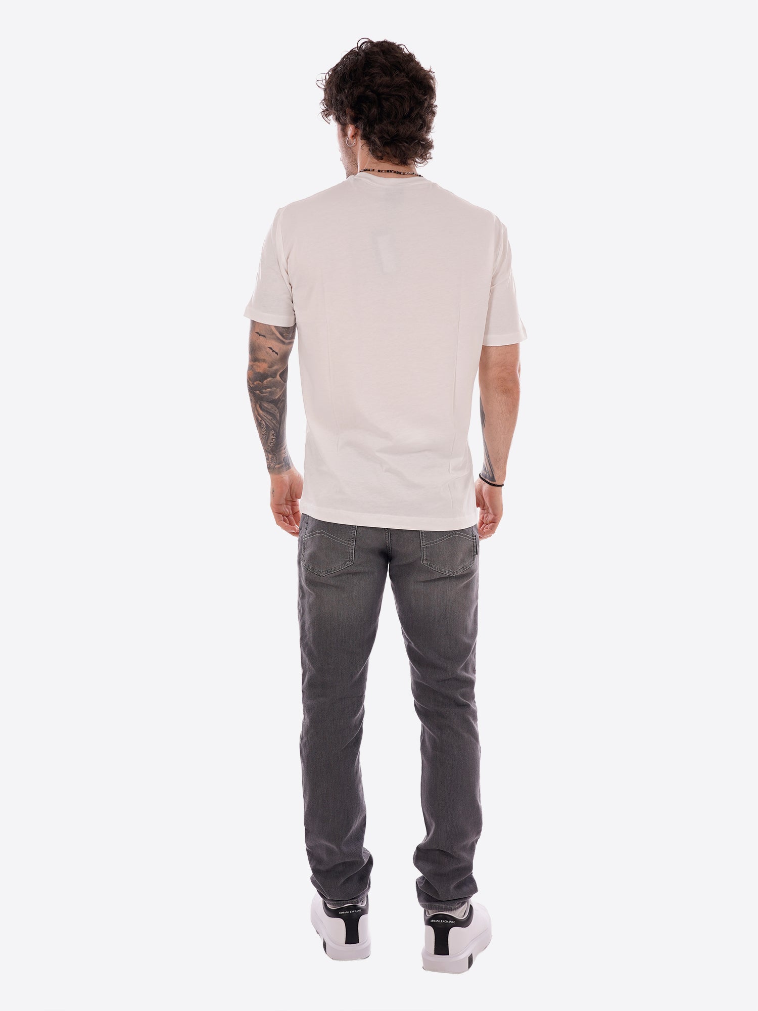 T-shirt AX ARMANI EXCHANGE da Uomo - bianco XM001568U0009