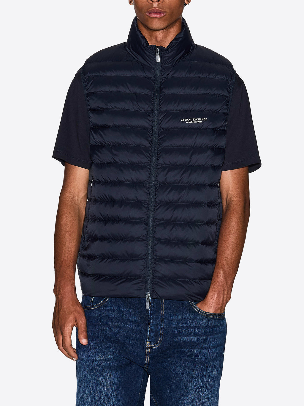 Piumino Smanicato AX ARMANI EXCHANGE da Uomo - blu XM001576UB101