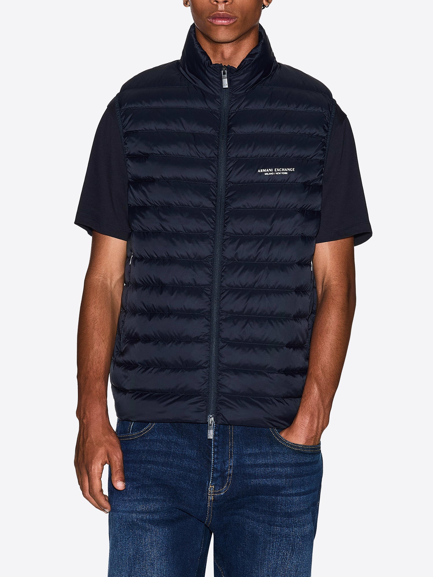 Piumino Smanicato AX ARMANI EXCHANGE da Uomo - blu XM001576UB101