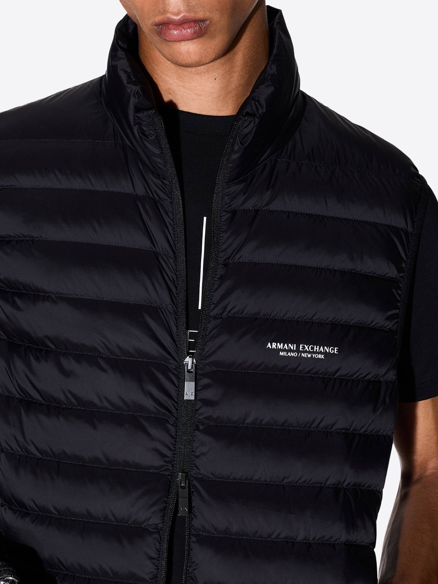 Piumino Smanicato AX ARMANI EXCHANGE da Uomo - nero XM001576UC001