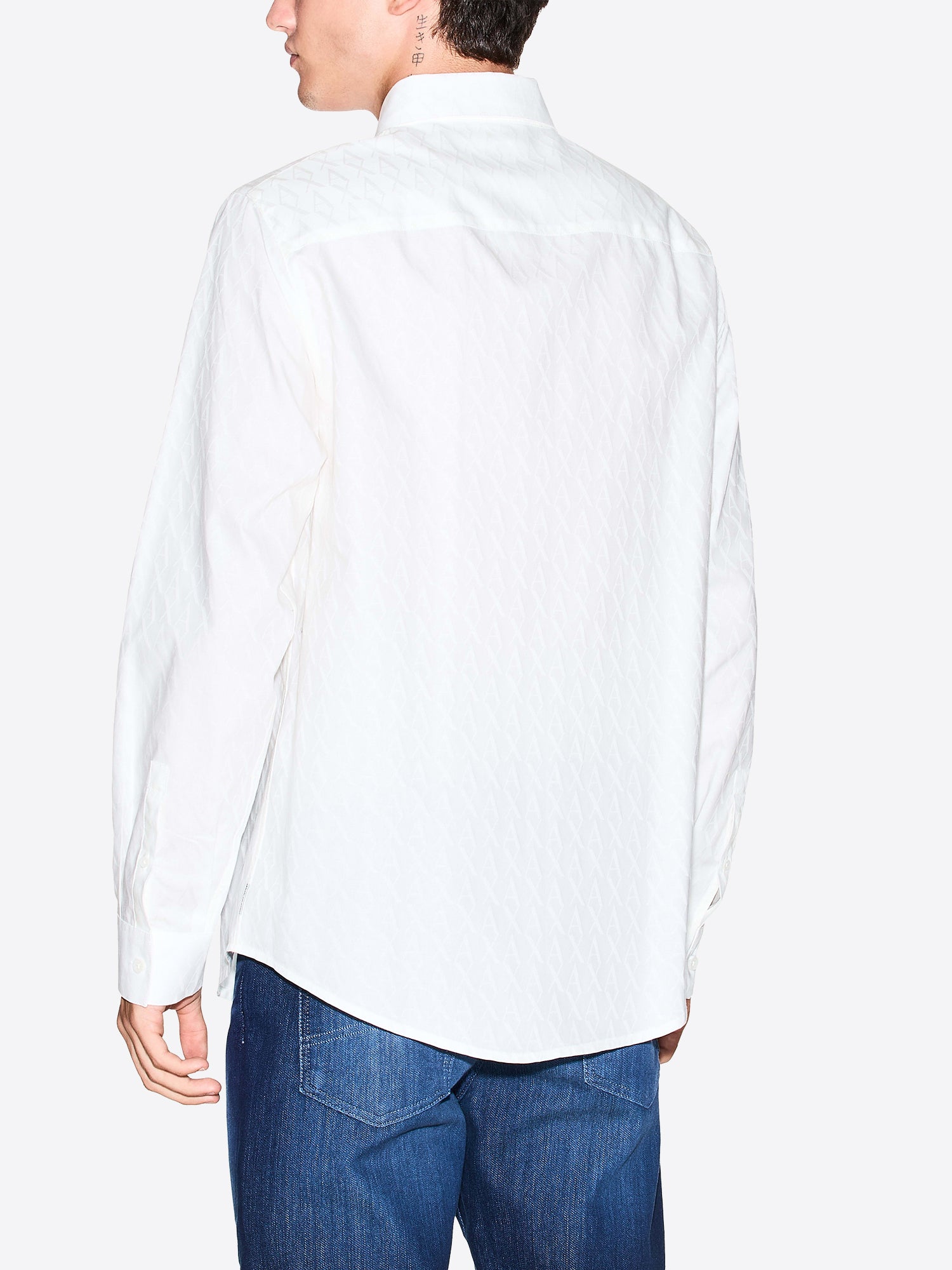 Camicia AX ARMANI EXCHANGE da Uomo - bianco XM001587U0009