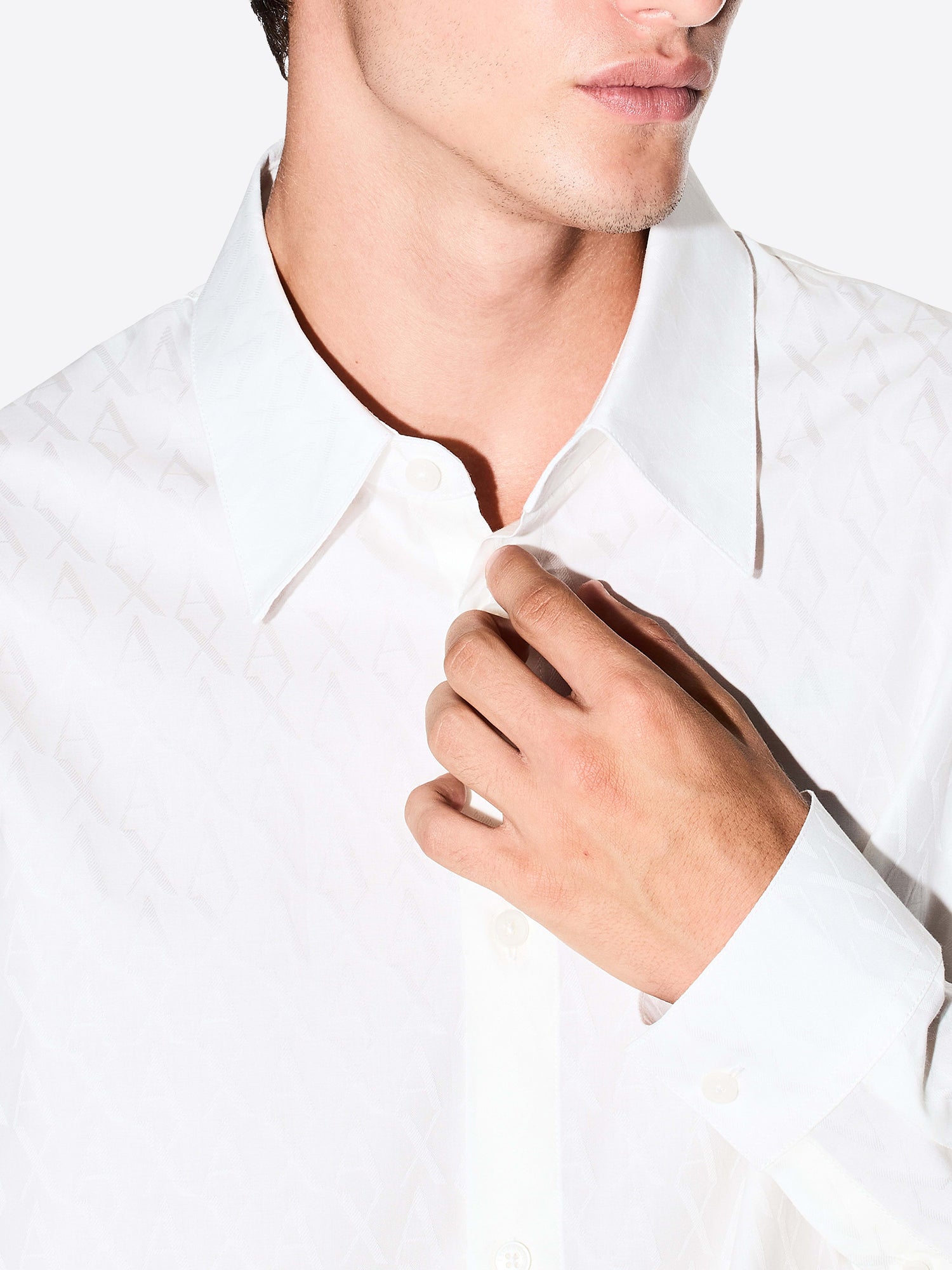 Camicia AX ARMANI EXCHANGE da Uomo - bianco XM001587U0009