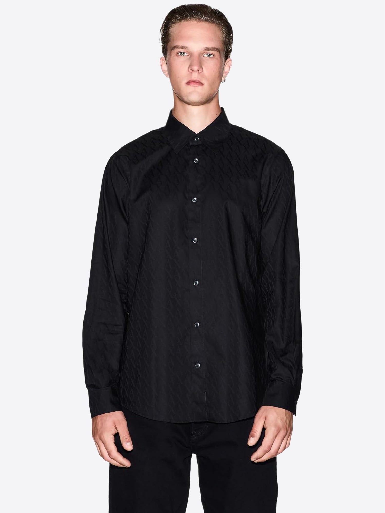 Camicia AX ARMANI EXCHANGE da Uomo - nero XM001587UC001