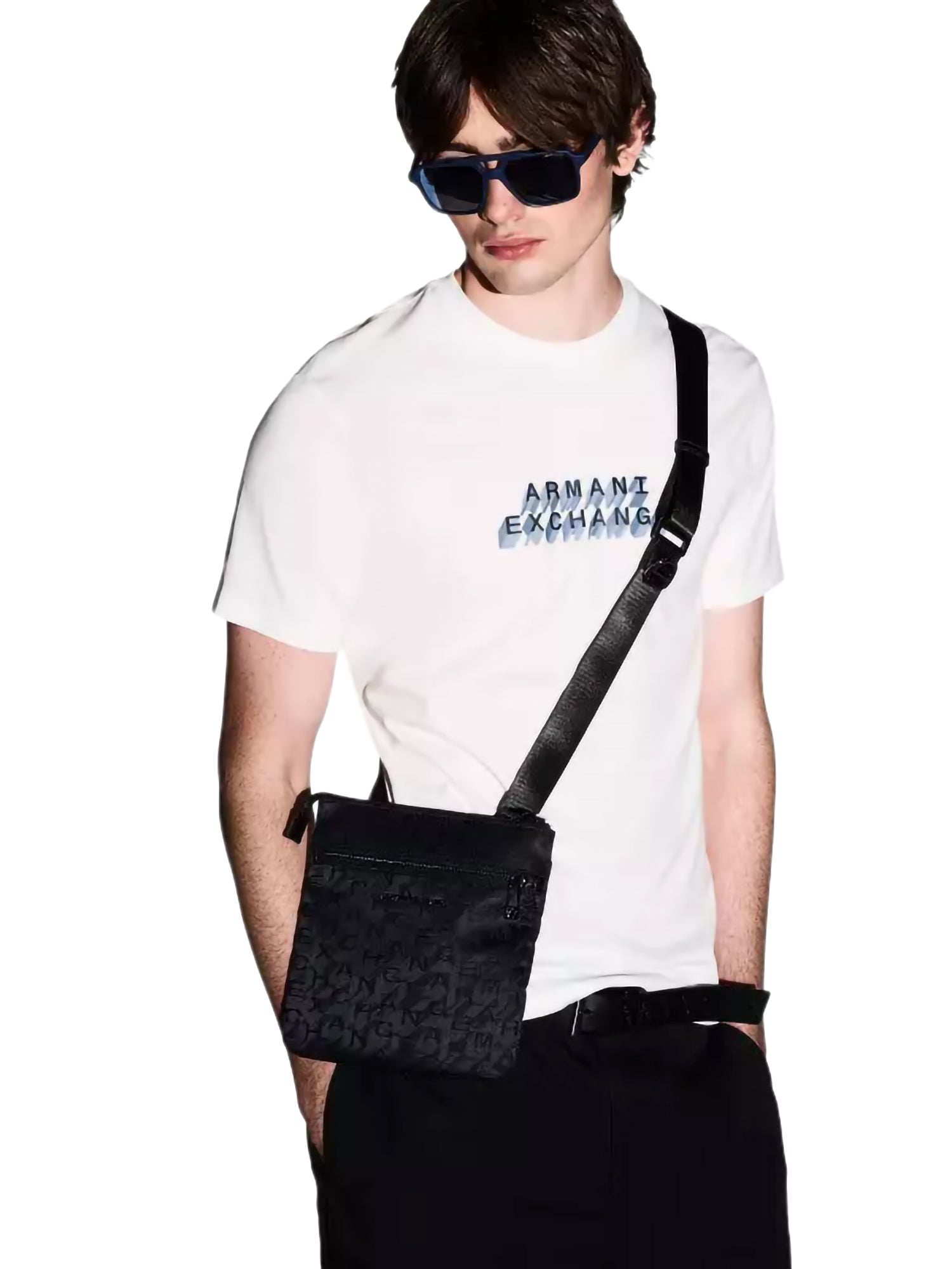 Borsa a Tracolla AX ARMANI EXCHANGE da Uomo - nero XM001612UB101 NERO