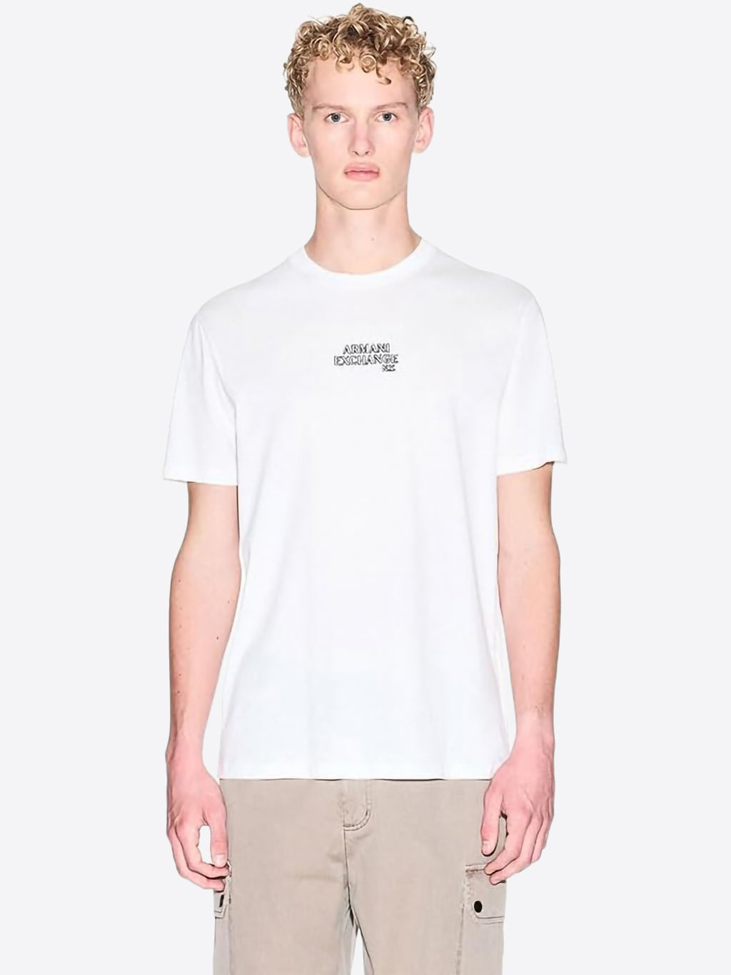 T-shirt AX ARMANI EXCHANGE da Uomo - bianco XM001784U0009