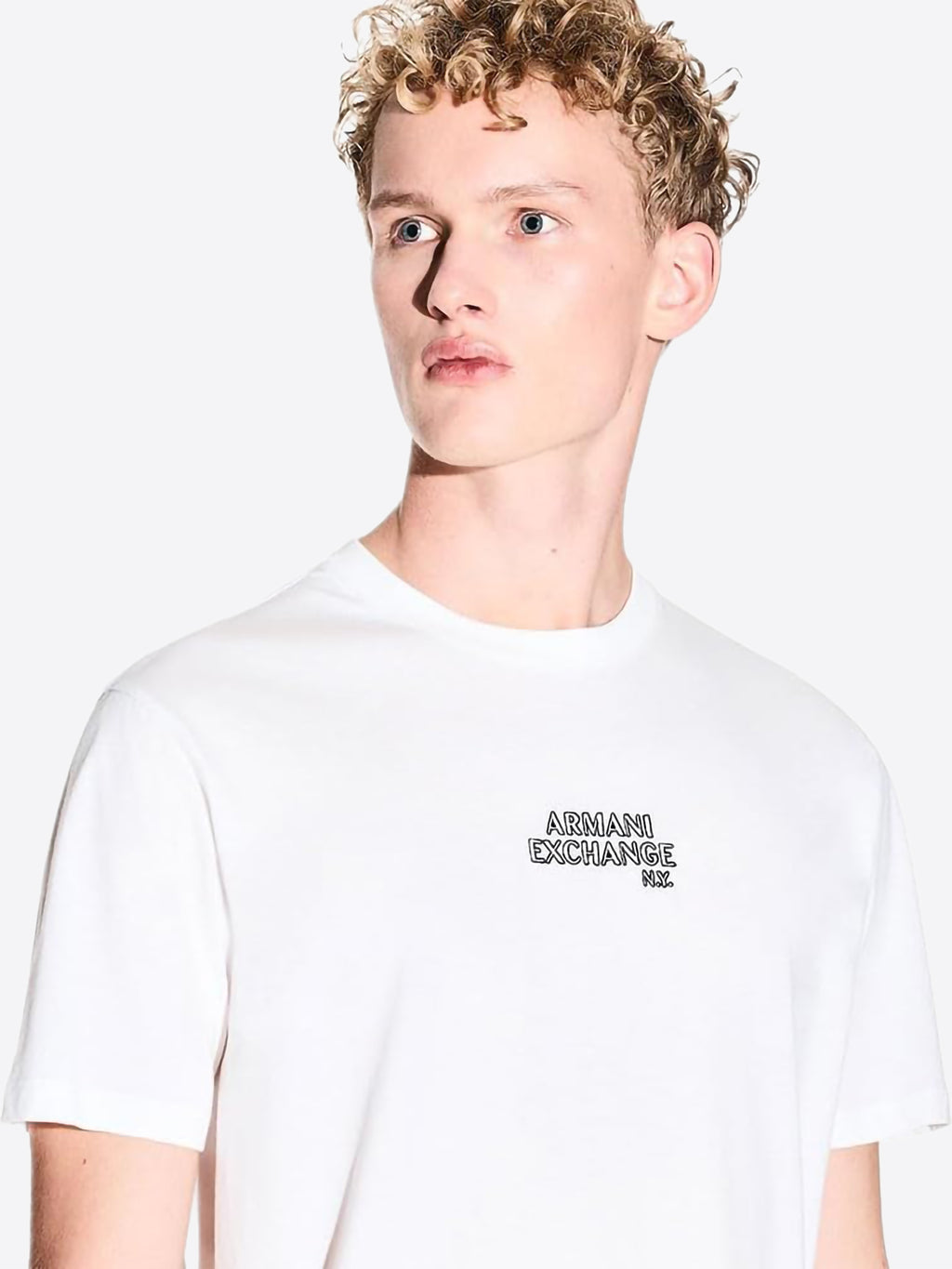T-shirt AX ARMANI EXCHANGE da Uomo - bianco XM001784U0009