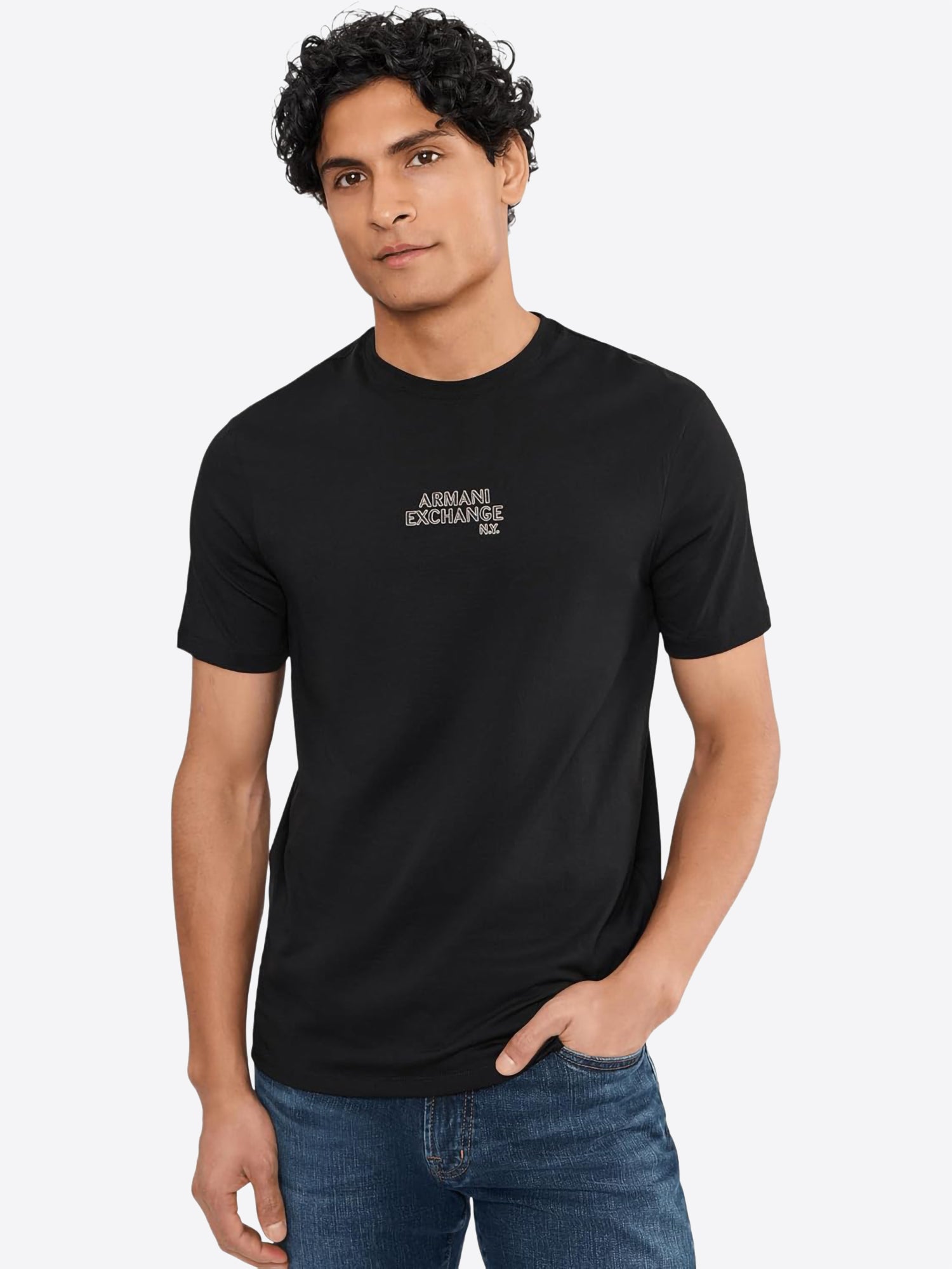 T-shirt AX ARMANI EXCHANGE da Uomo - nero XM001784UC001