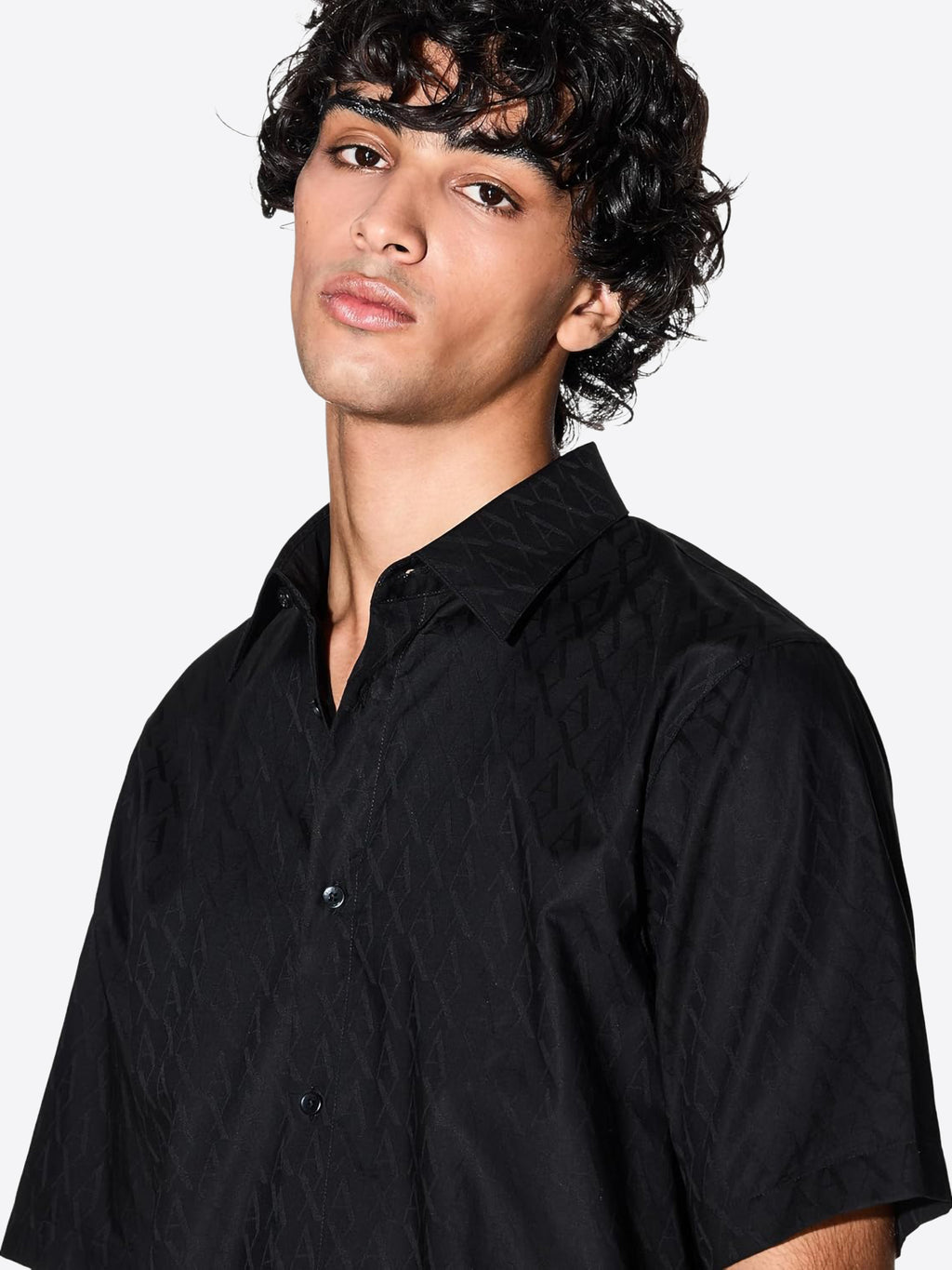 Camicia AX ARMANI EXCHANGE da Uomo - nero XM001935UC001