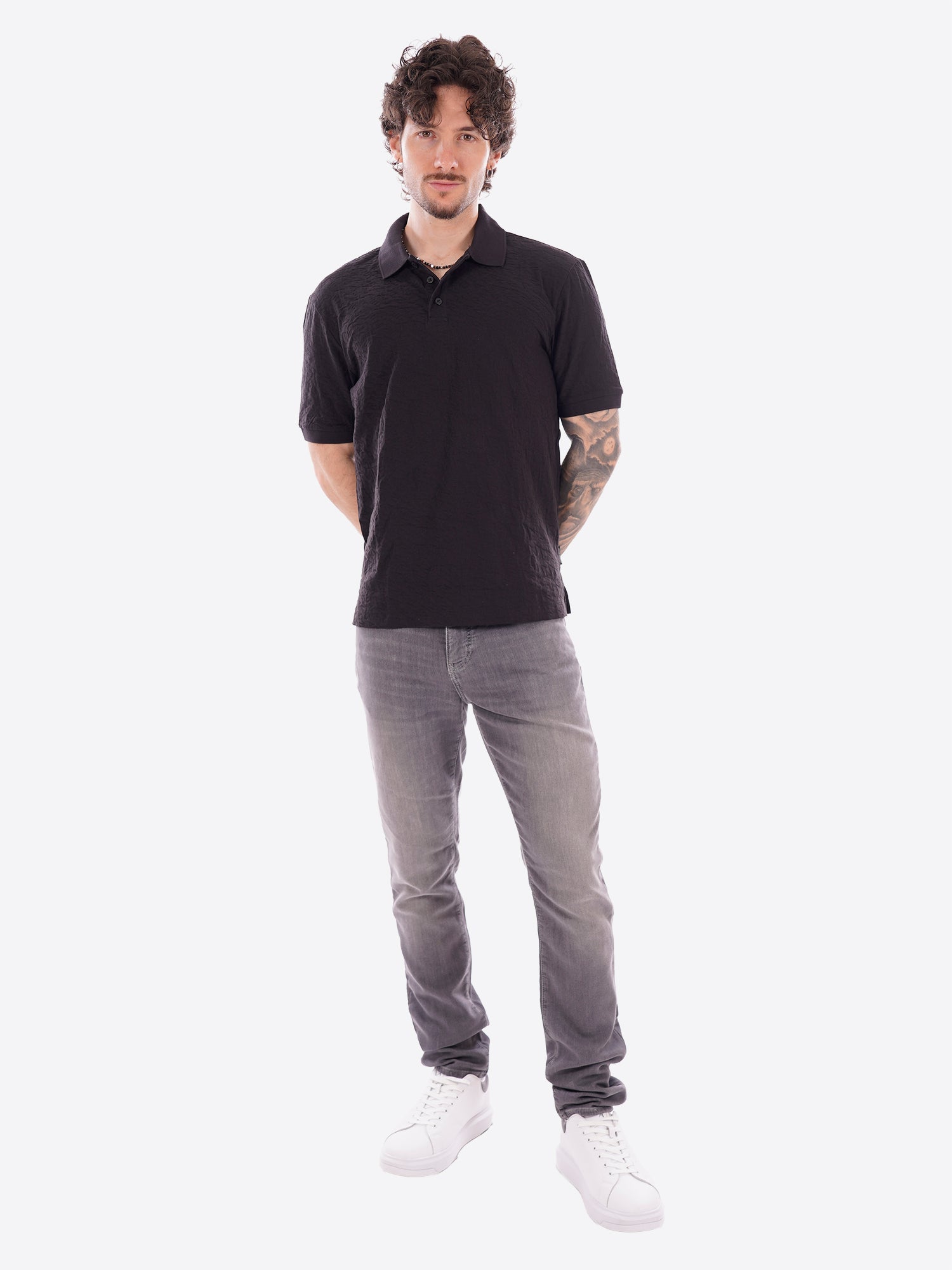 Polo AX ARMANI EXCHANGE da Uomo - nero XM002346UC001