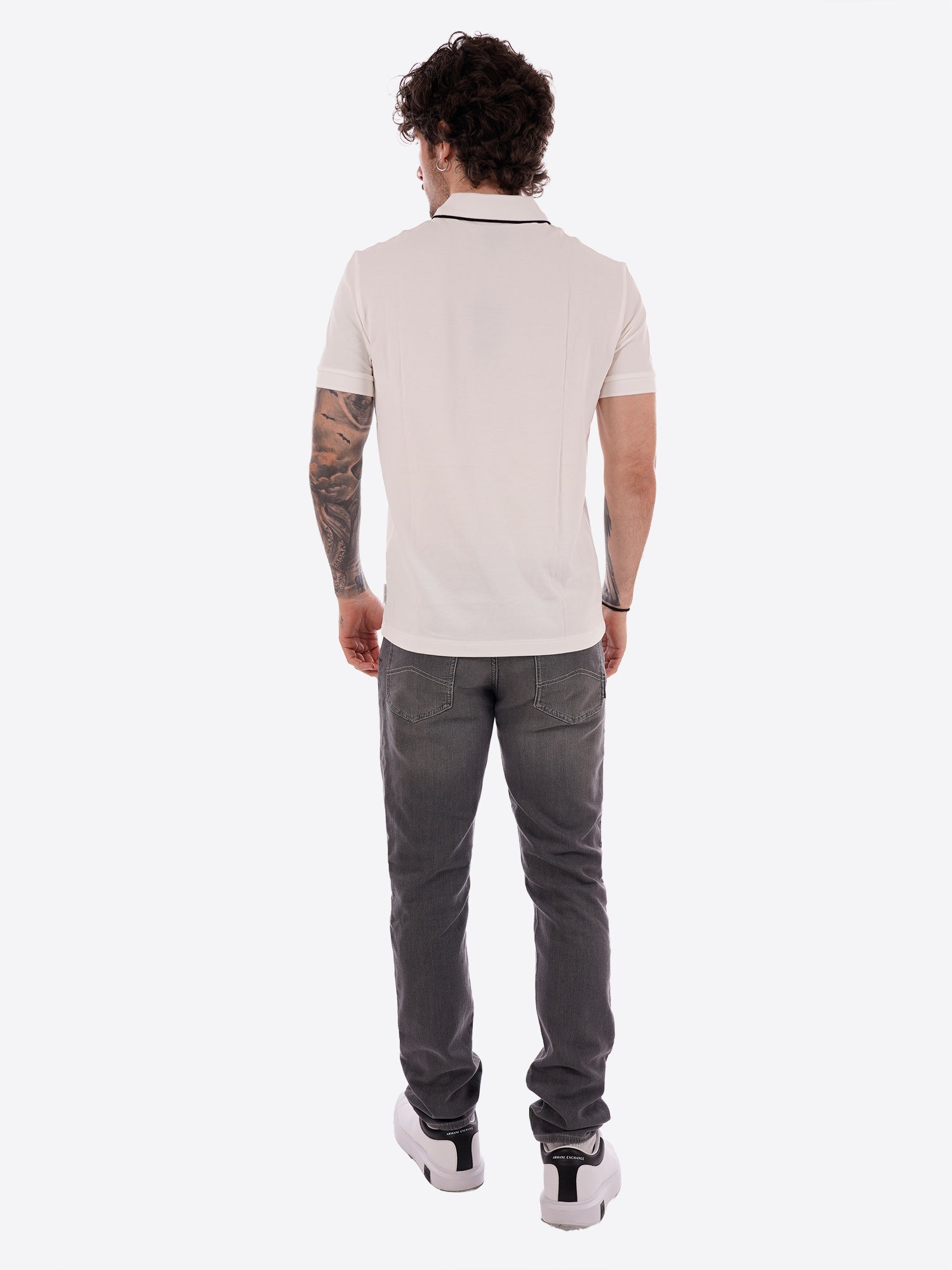 Polo AX ARMANI EXCHANGE da Uomo - bianco XM002401U0009