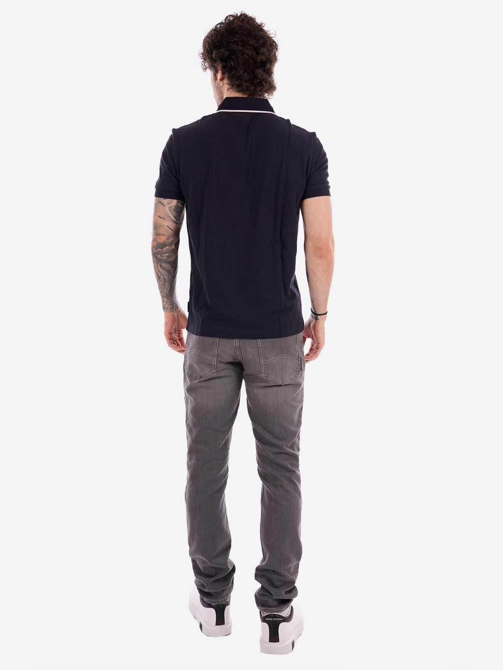 Polo AX ARMANI EXCHANGE da Uomo - blu XM002401UB101