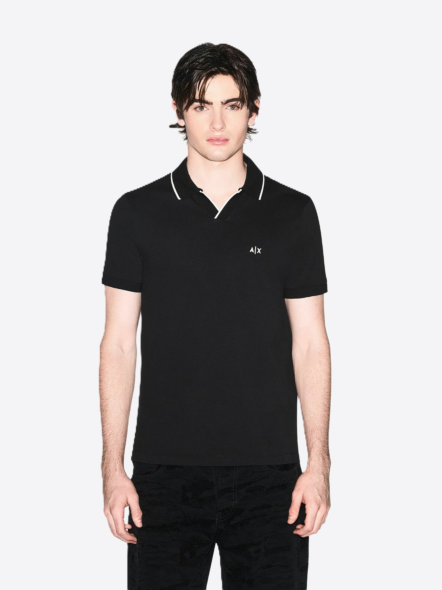 Polo AX ARMANI EXCHANGE da Uomo - nero XM002401UC001