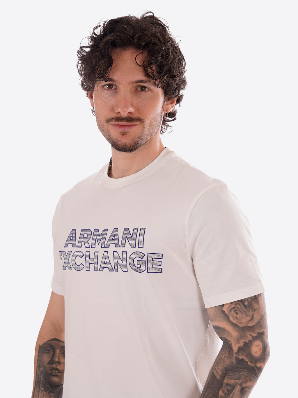 T-shirt AX ARMANI EXCHANGE da Uomo - bianco XM002413U0009