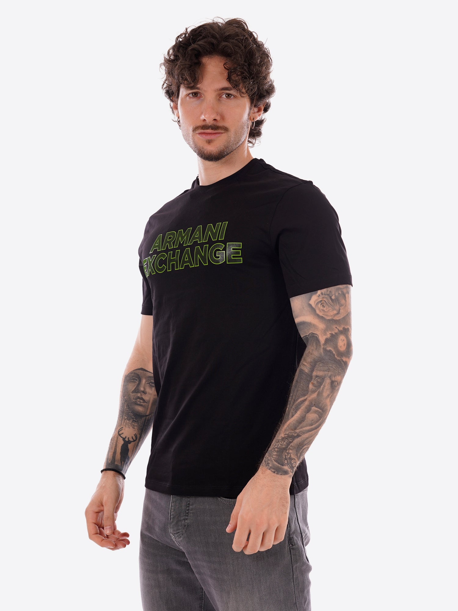 T-shirt AX ARMANI EXCHANGE da Uomo - nero XM002413UC001