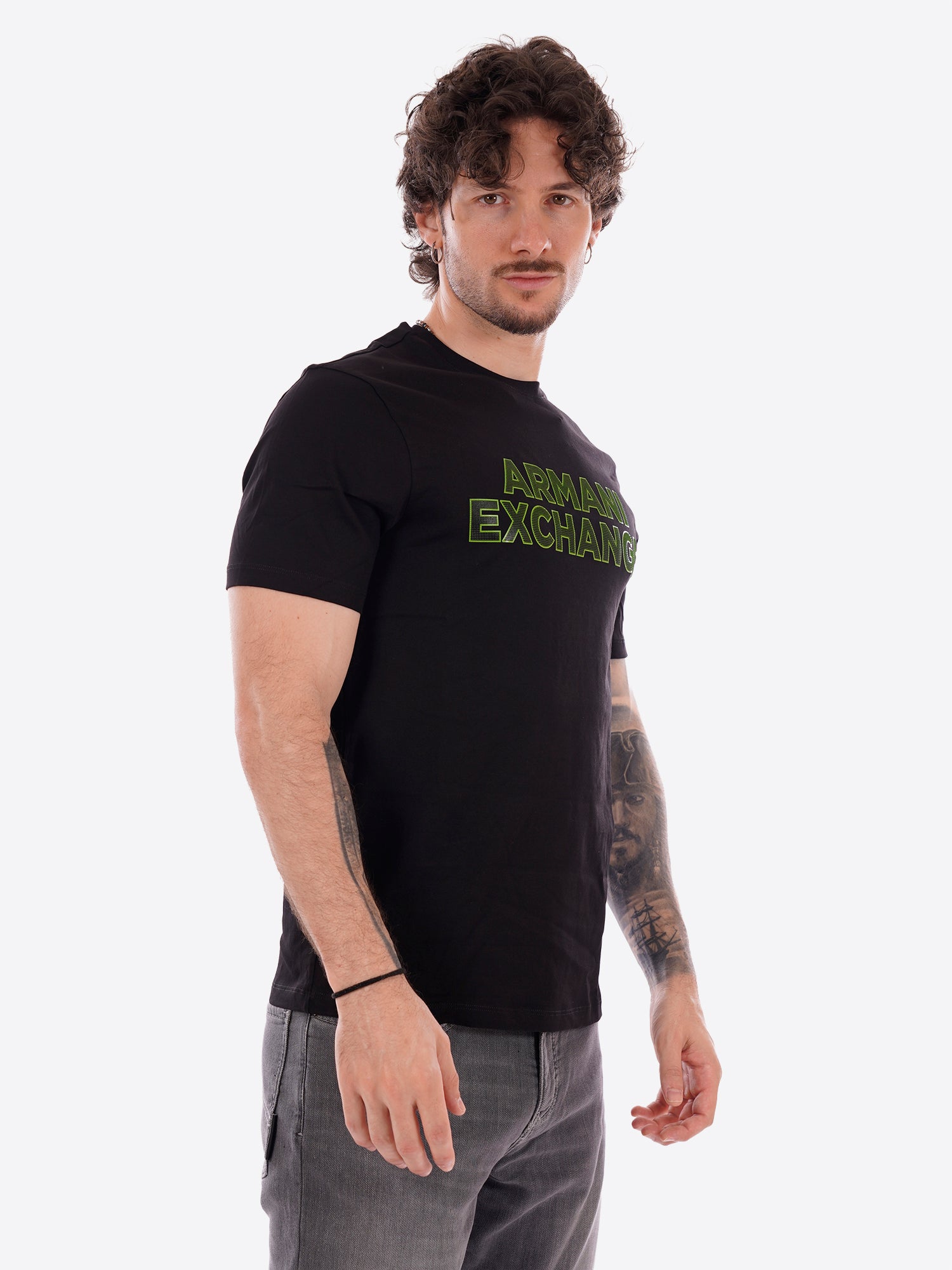 T-shirt AX ARMANI EXCHANGE da Uomo - nero XM002413UC001