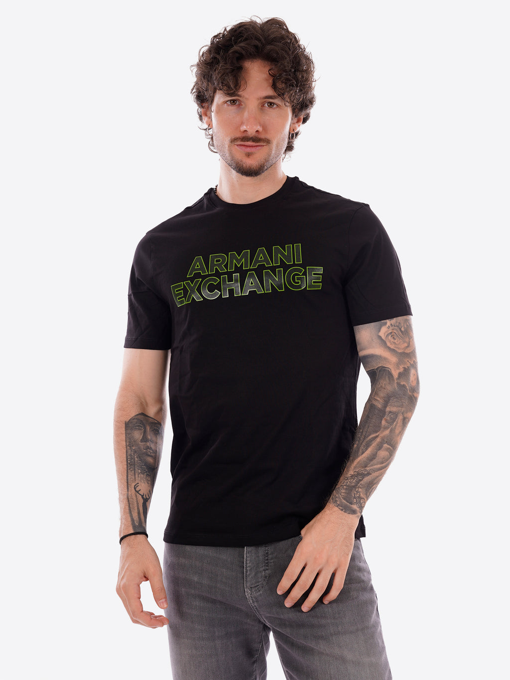T-shirt AX ARMANI EXCHANGE da Uomo - nero XM002413UC001