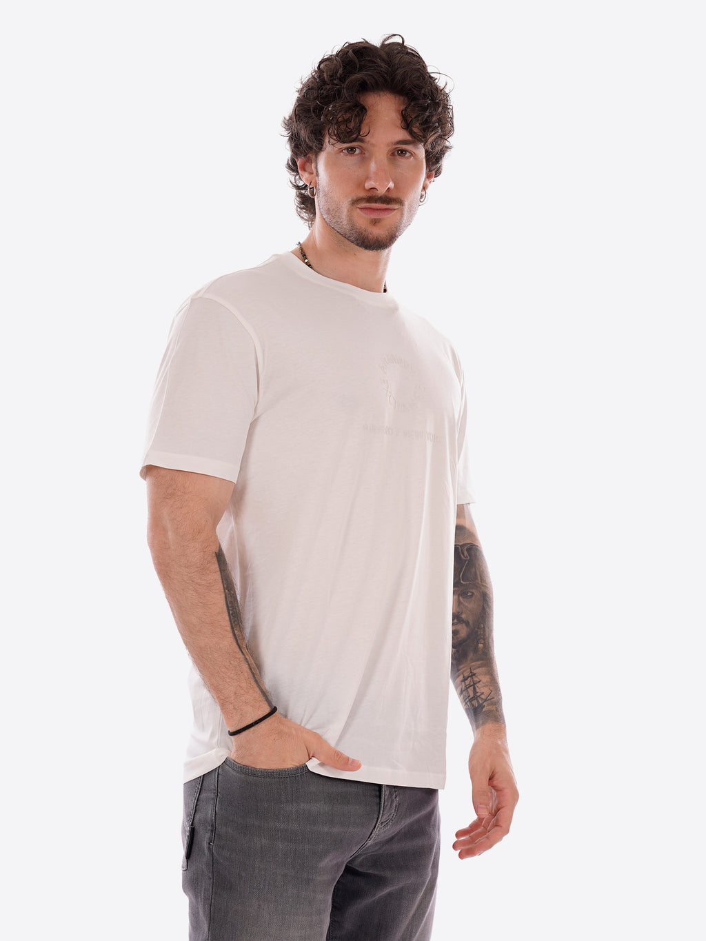 T-shirt AX ARMANI EXCHANGE da Uomo - bianco XM002450U009