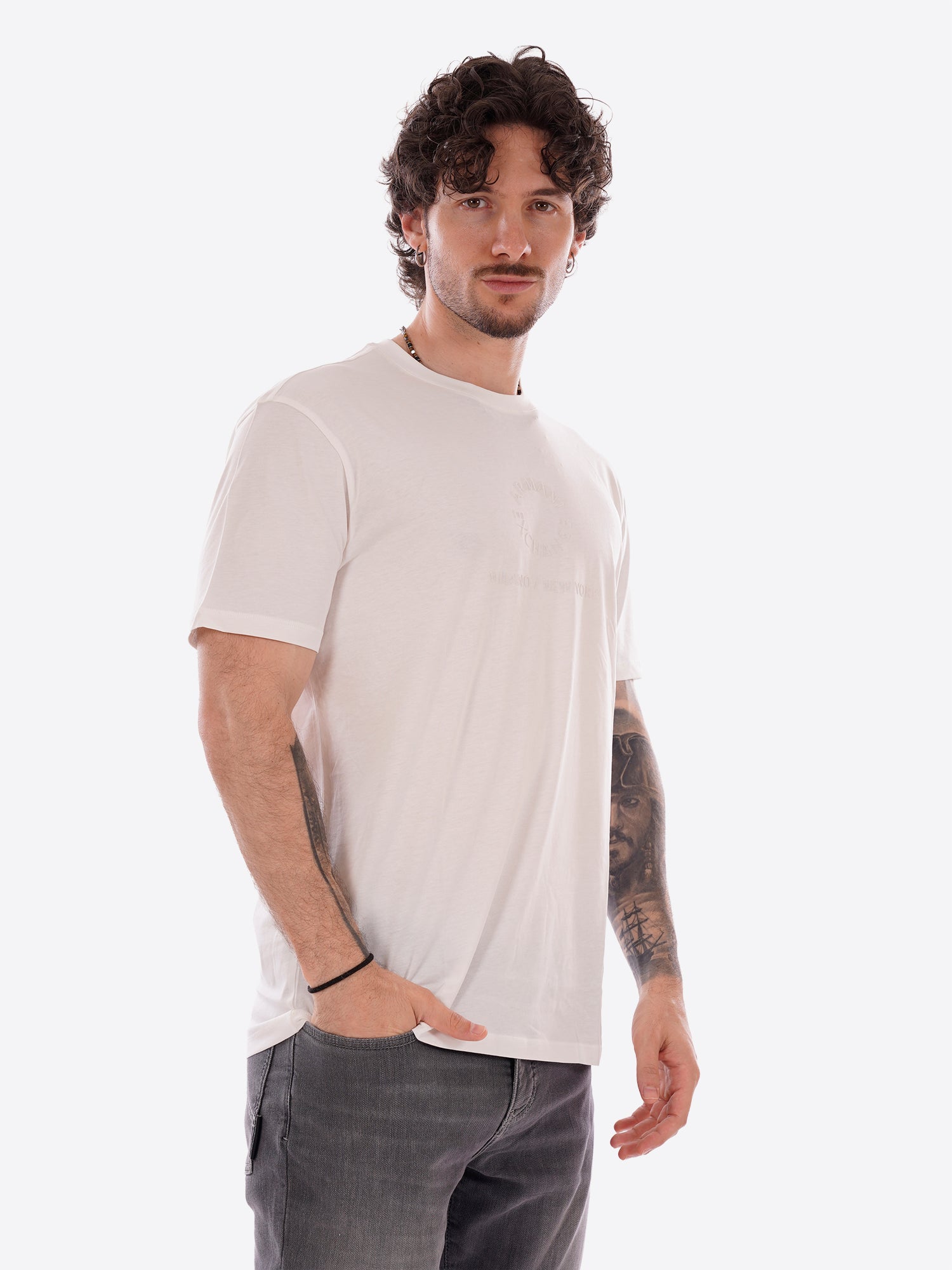T-shirt AX ARMANI EXCHANGE da Uomo - bianco XM002450U009