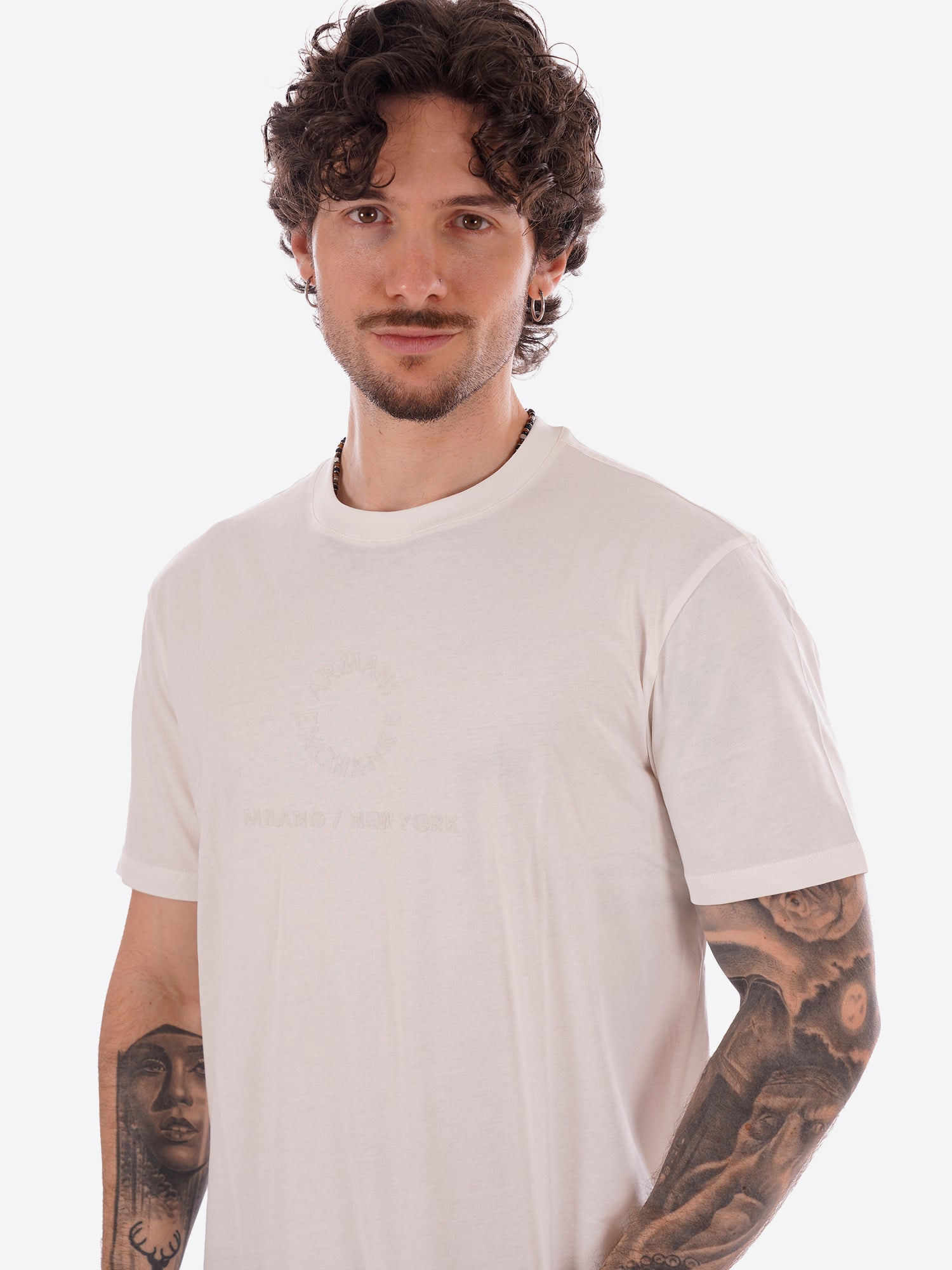 T-shirt AX ARMANI EXCHANGE da Uomo - bianco XM002450U009