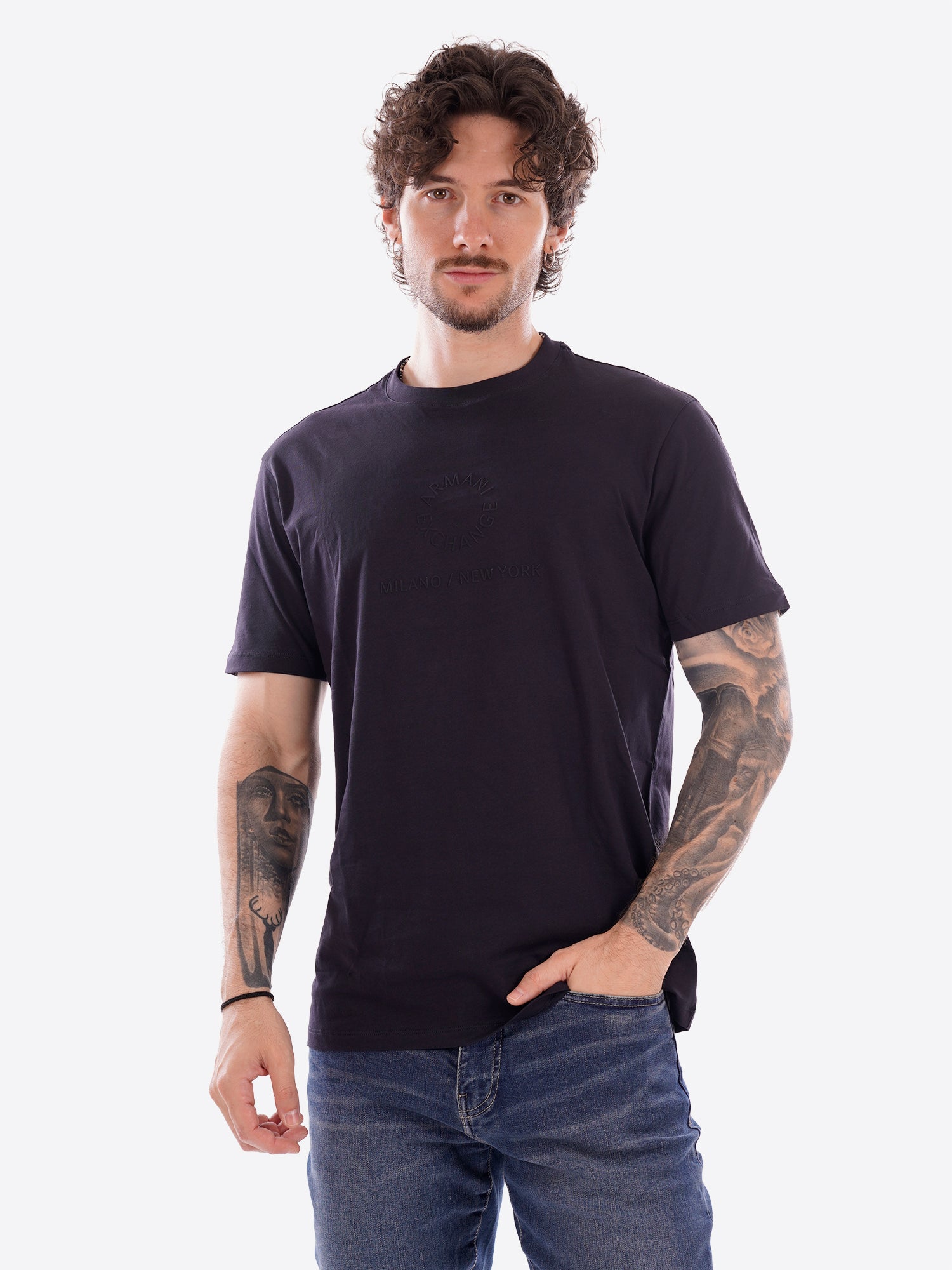 T-shirt AX ARMANI EXCHANGE da Uomo - blu XM002450UB101