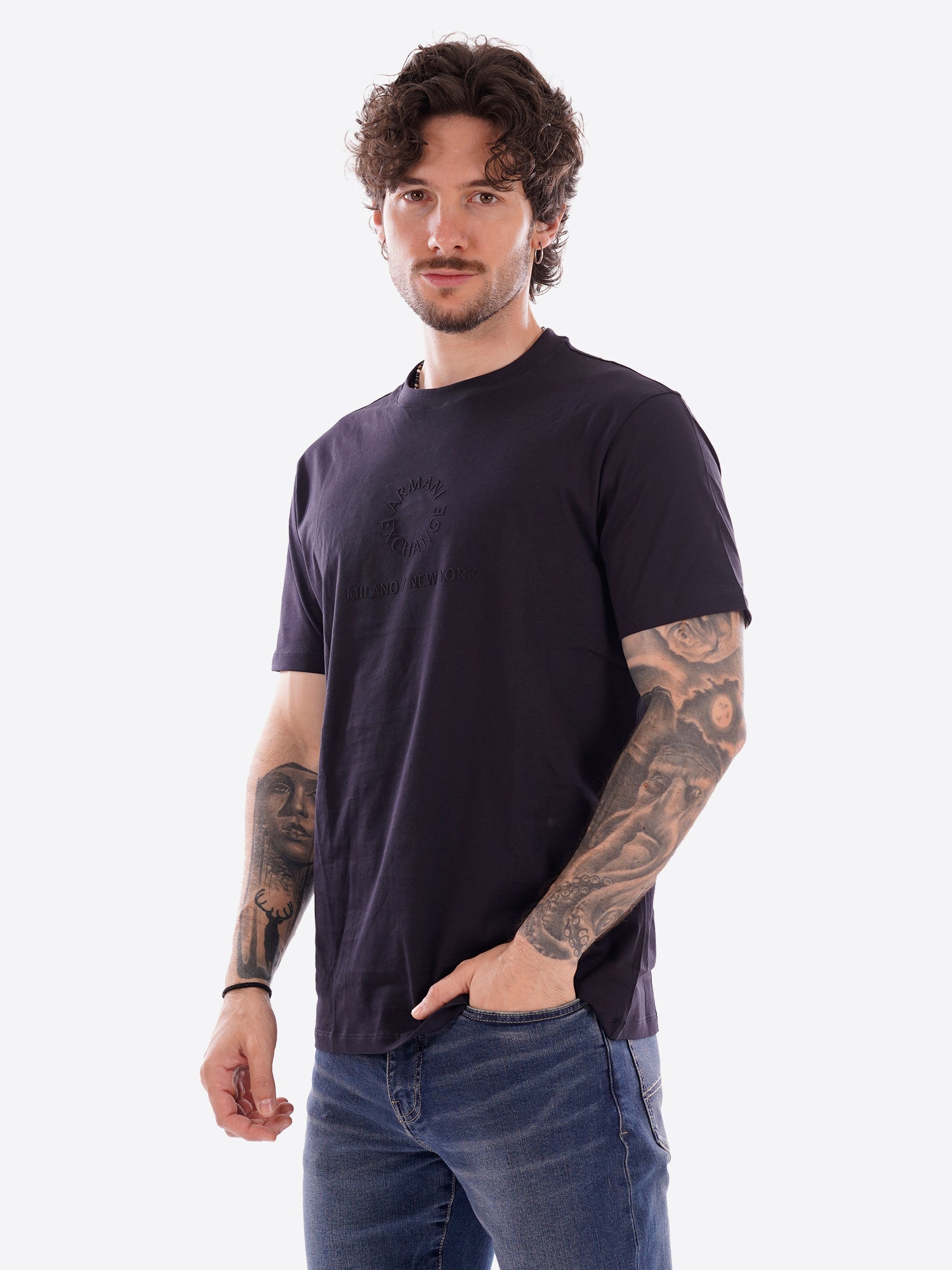 T-shirt AX ARMANI EXCHANGE da Uomo - blu XM002450UB101