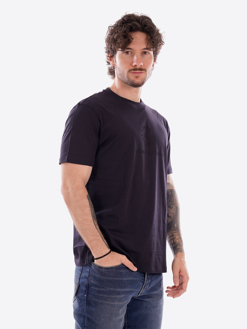 T-shirt AX ARMANI EXCHANGE da Uomo - blu XM002450UB101