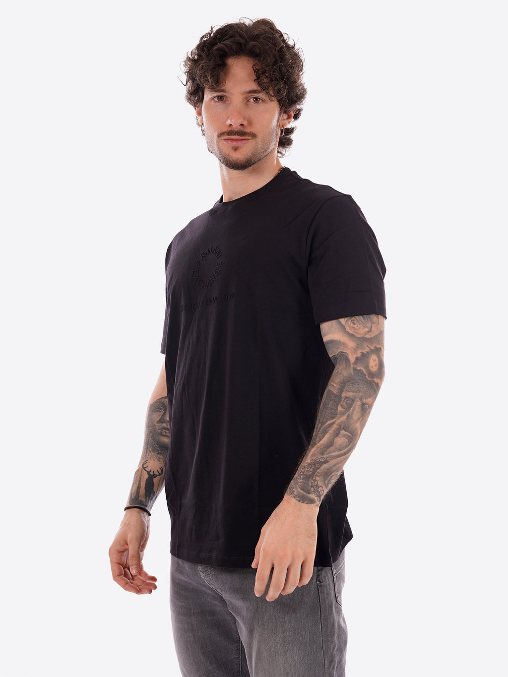 T-shirt AX ARMANI EXCHANGE da Uomo - nero XM002450UC001