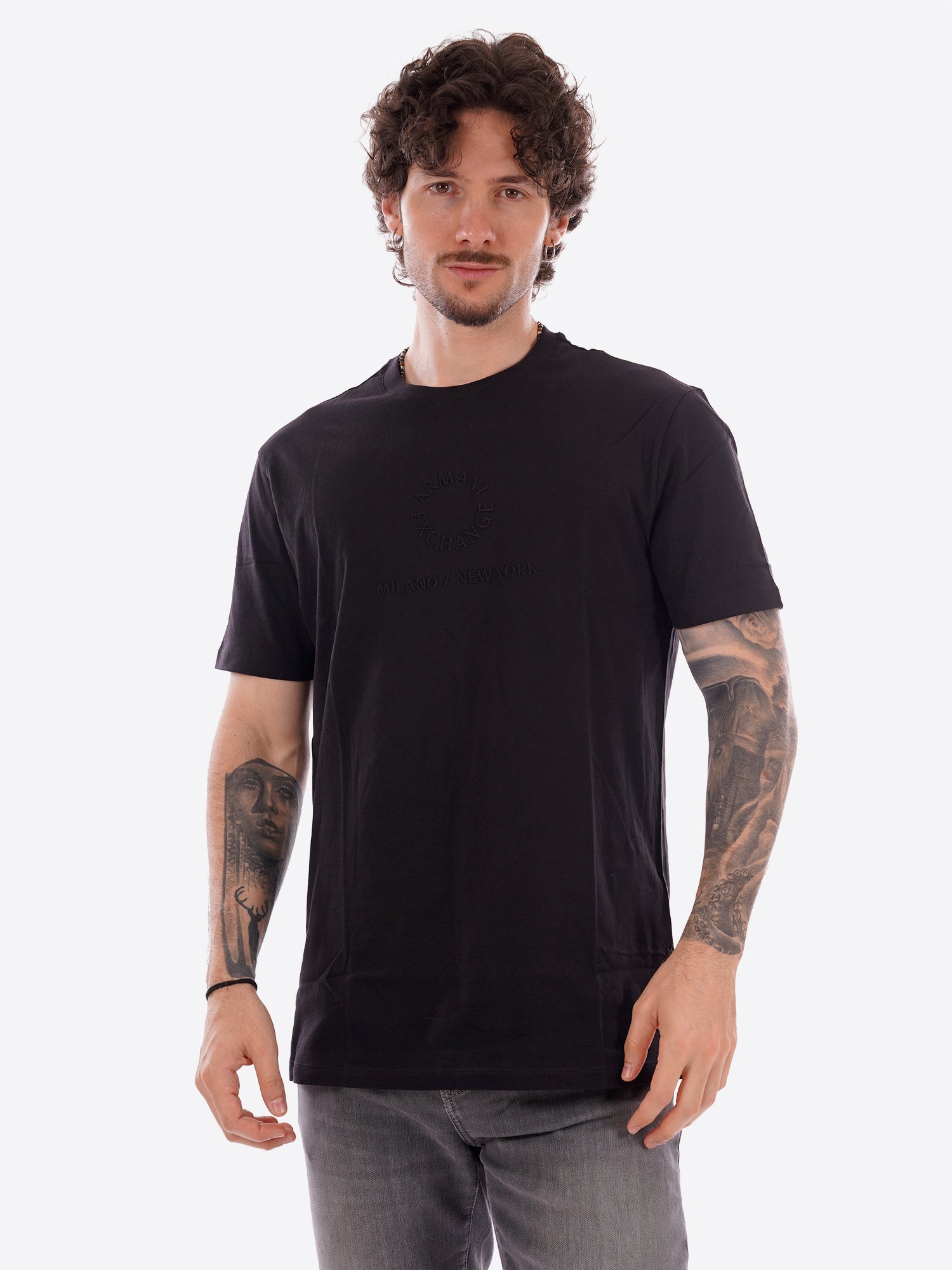 T-shirt AX ARMANI EXCHANGE da Uomo - nero XM002450UC001