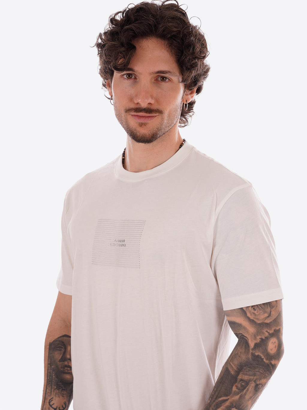 T-shirt AX ARMANI EXCHANGE da Uomo - bianco XM002456U0009
