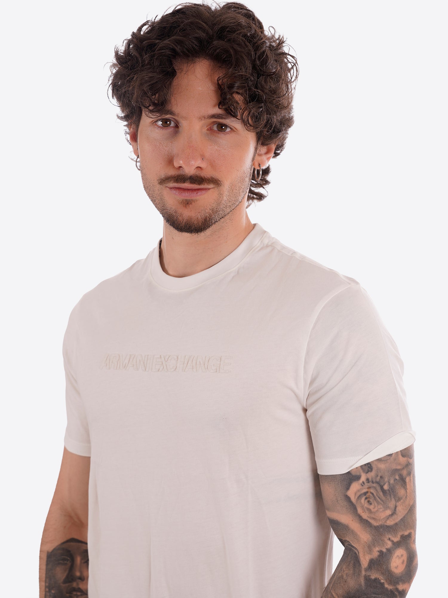 T-shirt AX ARMANI EXCHANGE da Uomo - bianco XM002467U0009