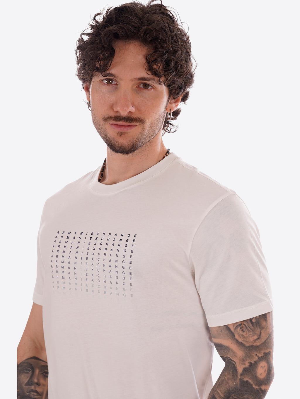 T-shirt AX ARMANI EXCHANGE da Uomo - bianco XM002519U0009
