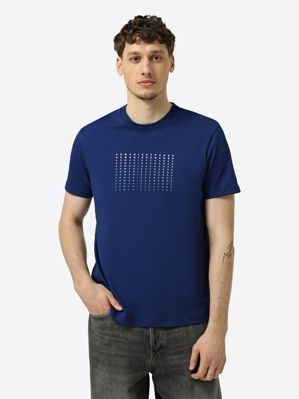 T-shirt AX ARMANI EXCHANGE da Uomo - blu XM002519UB131