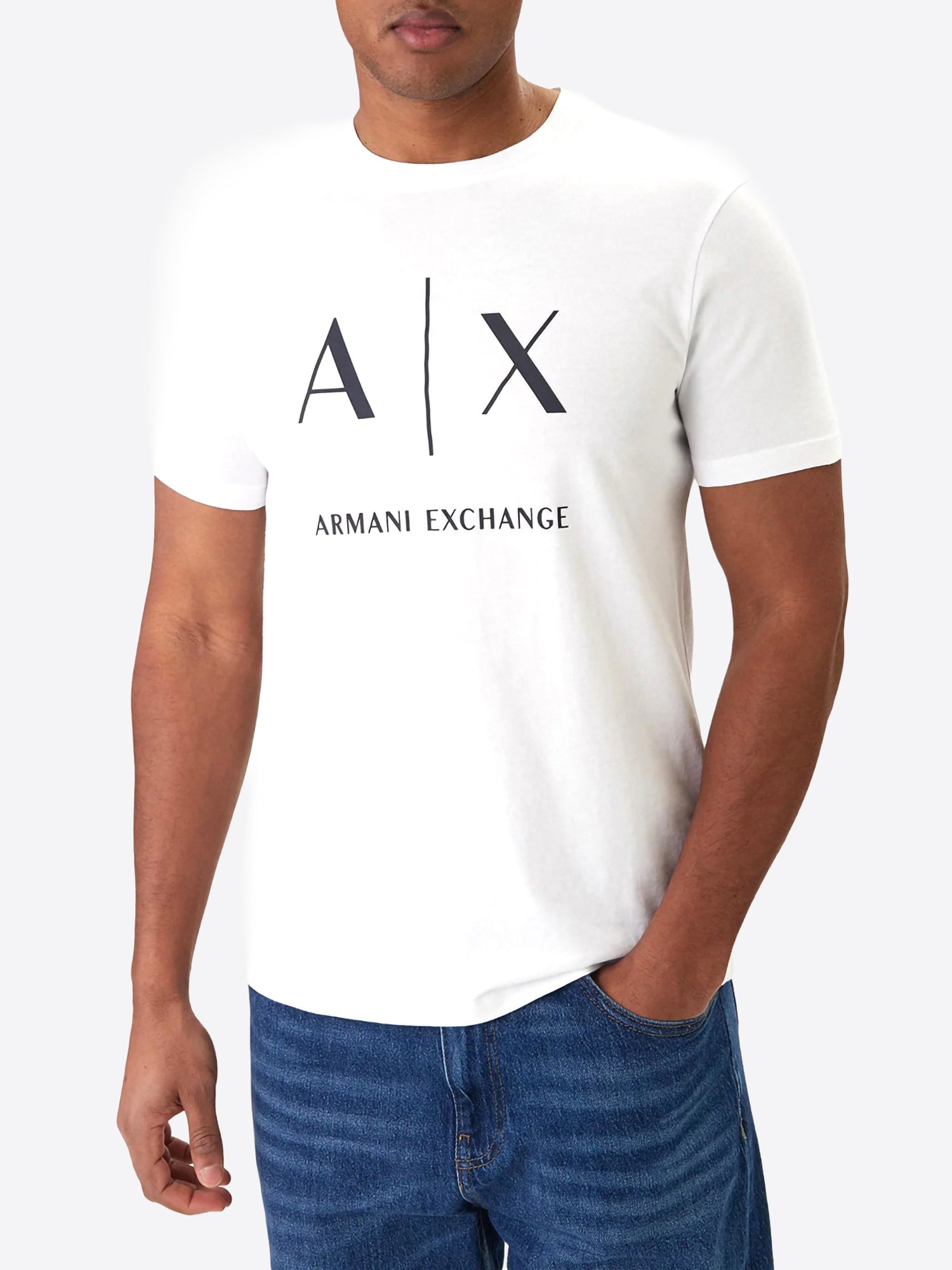 T-shirt AX ARMANI EXCHANGE da Uomo - bianco XM002683U0002