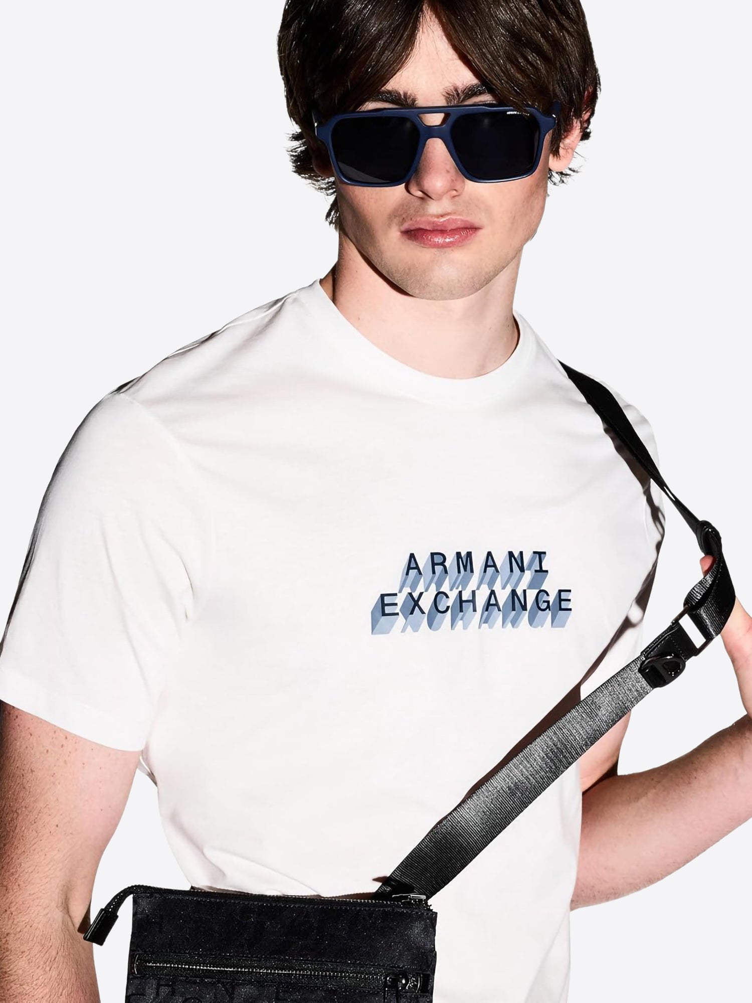 T-shirt AX ARMANI EXCHANGE da Uomo - bianco XM002779U0009