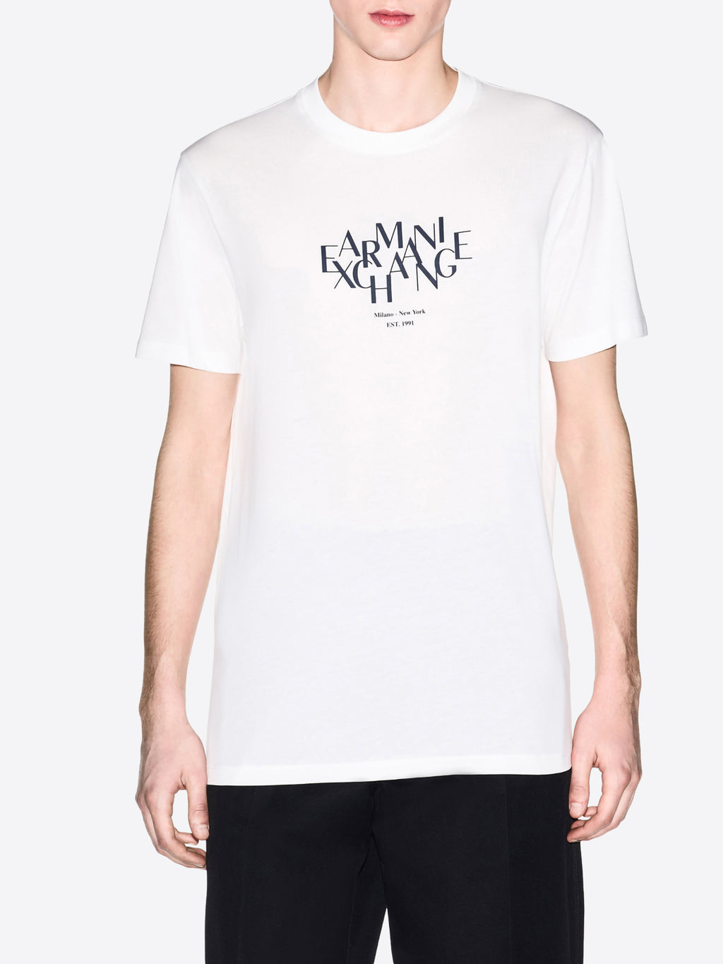 T-shirt AX ARMANI EXCHANGE da Uomo - bianco XM002782U0009