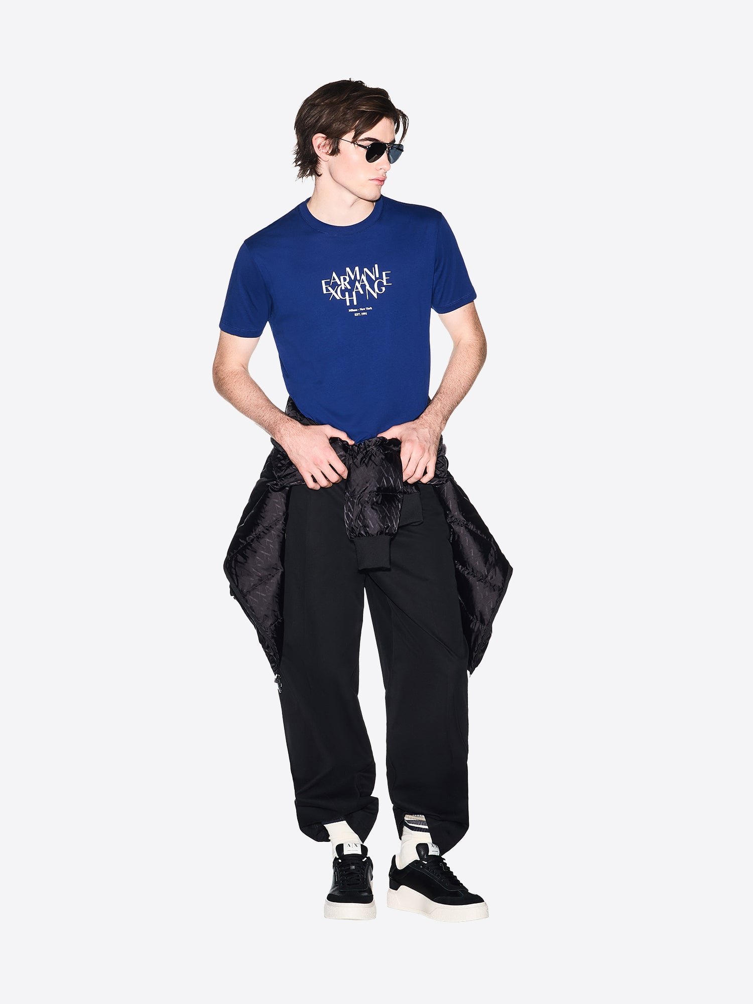 T-shirt AX ARMANI EXCHANGE da Uomo - blu XM002782UB131