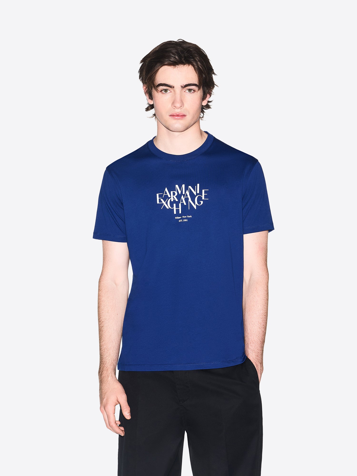 T-shirt AX ARMANI EXCHANGE da Uomo - blu XM002782UB131