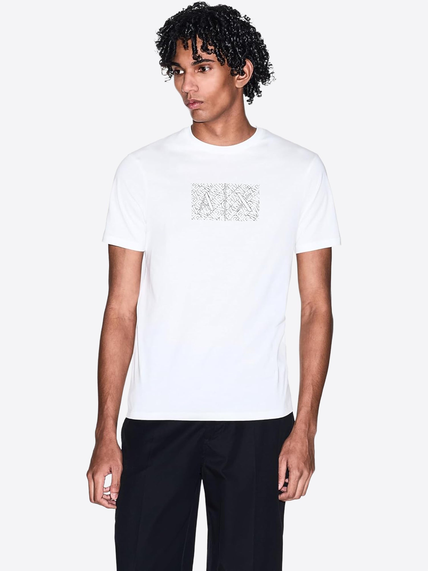 T-shirt AX ARMANI EXCHANGE da Uomo - bianco XM002784U0009