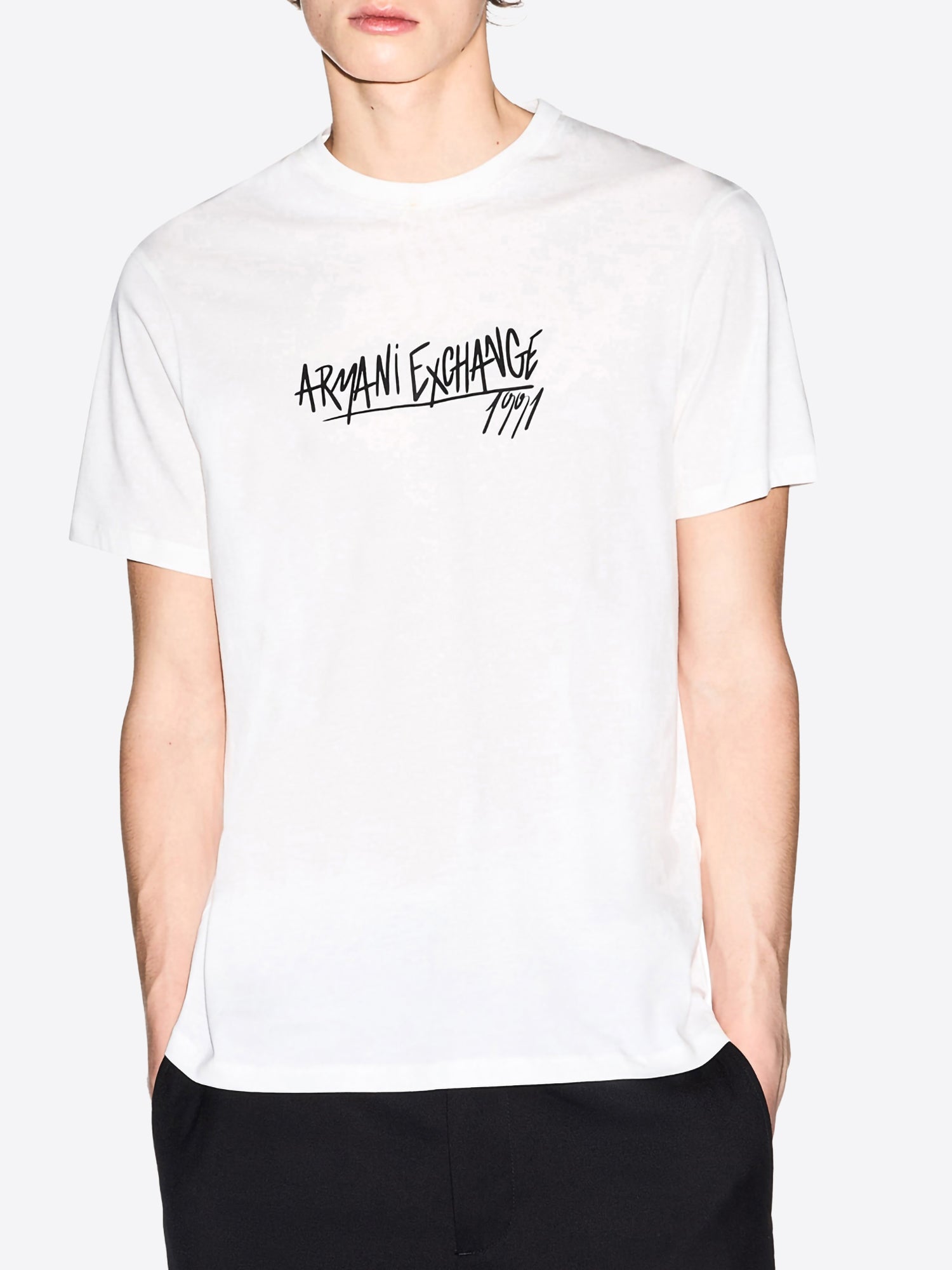 T-shirt AX ARMANI EXCHANGE da Uomo - bianco XM002789U0009